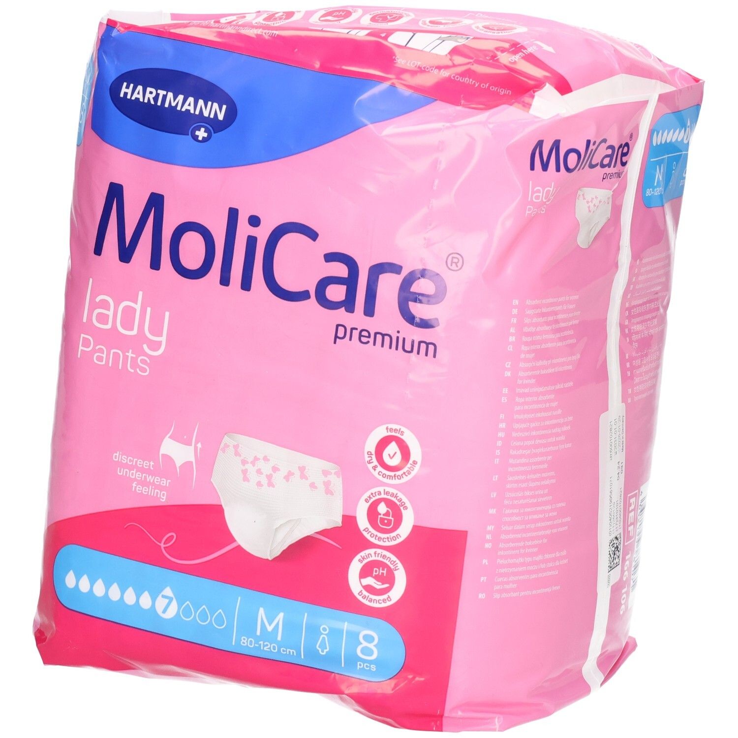 Molicare Premium Lady Pants M 7 Tropfen Btl 8 Stk
