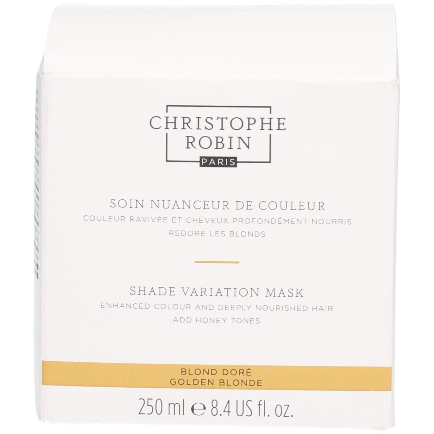 Verpackung der Christophe Robin Maske, Blond Doré.