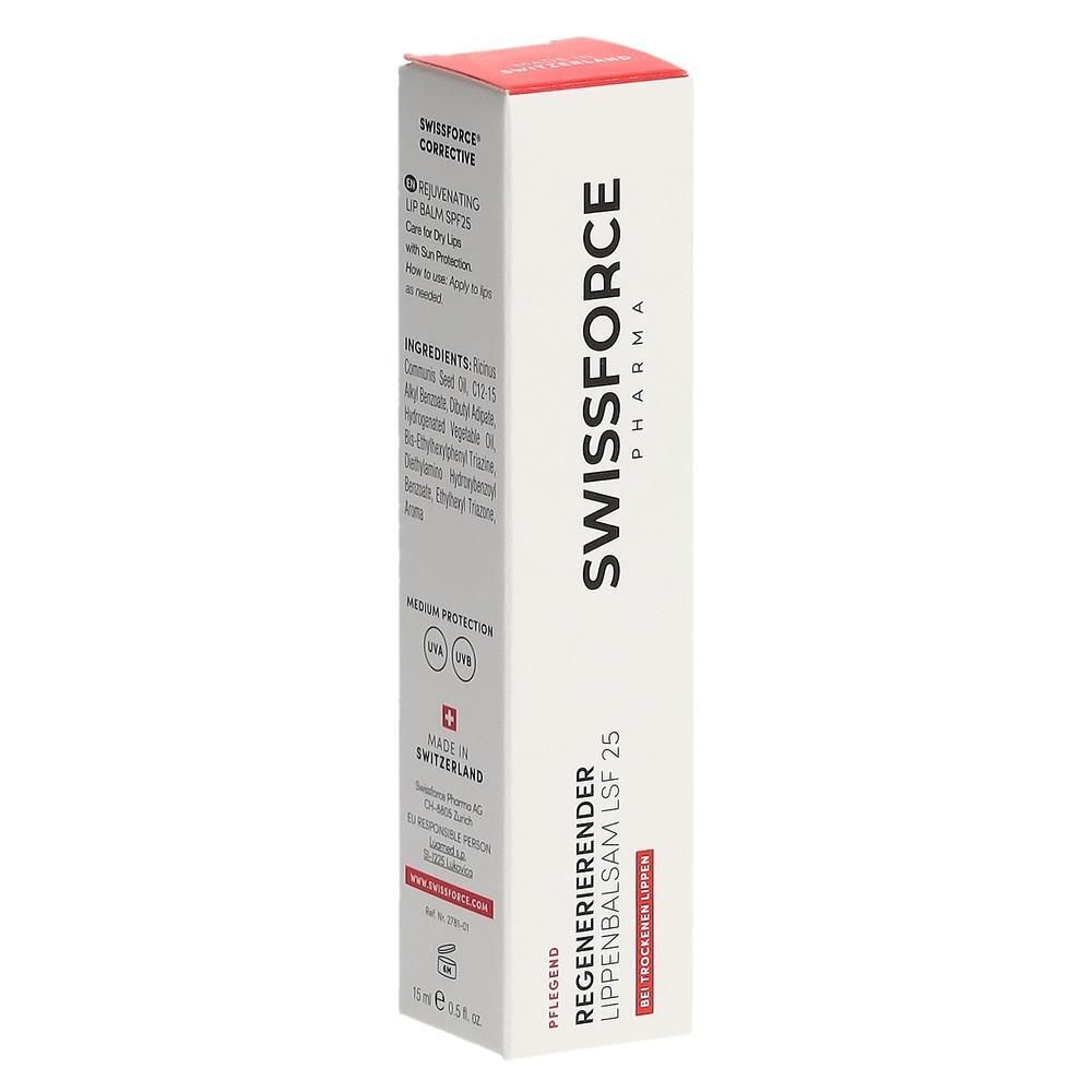 Swissforce Pfleg Lippenbals Lsf25 Rizinusöl 15 ml Balsam