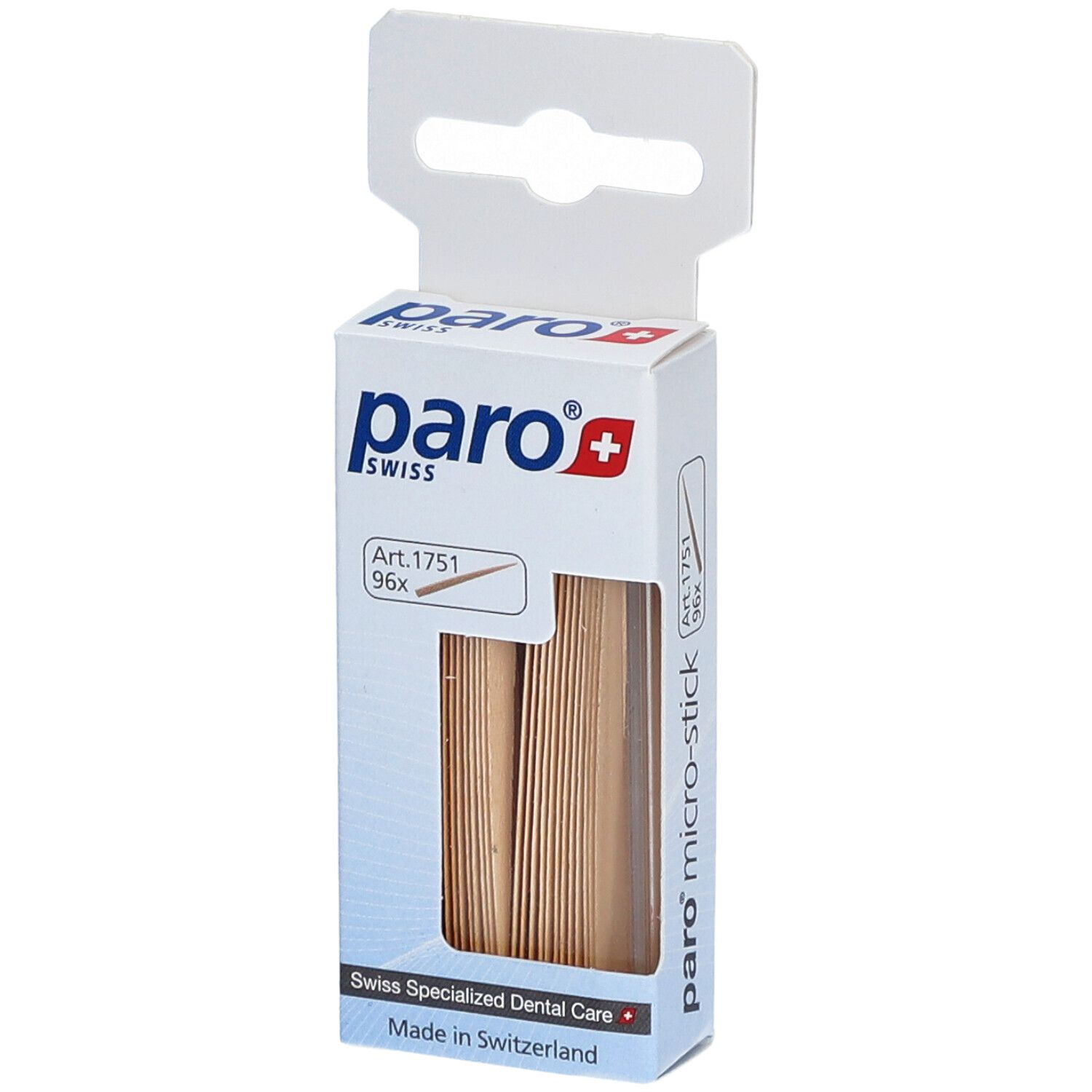 Paro Micro Sticks Zahnholz superfein 96 Stk 1751 St Zahnstocher