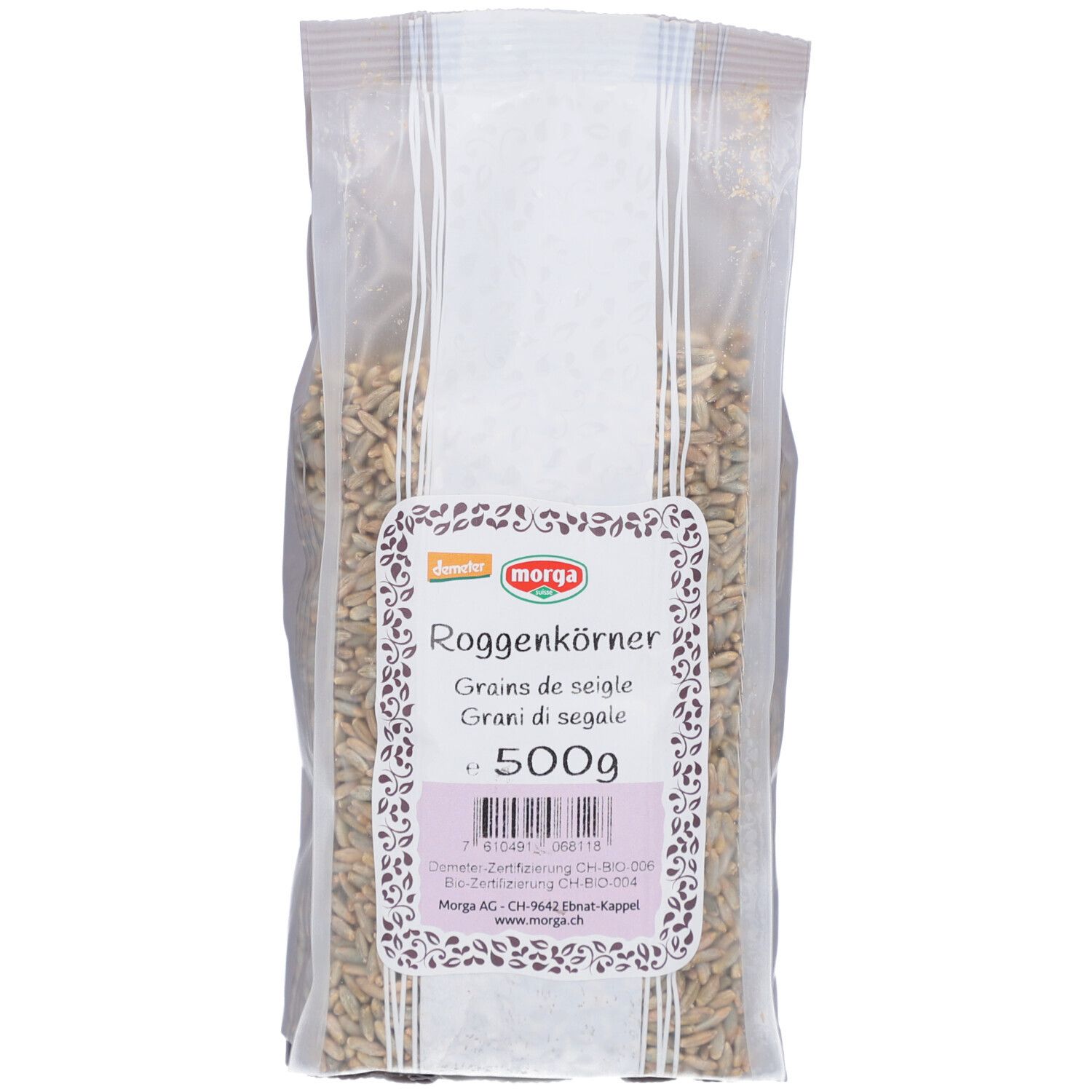 Morga Roggenkörner Demeter Btl 500 g