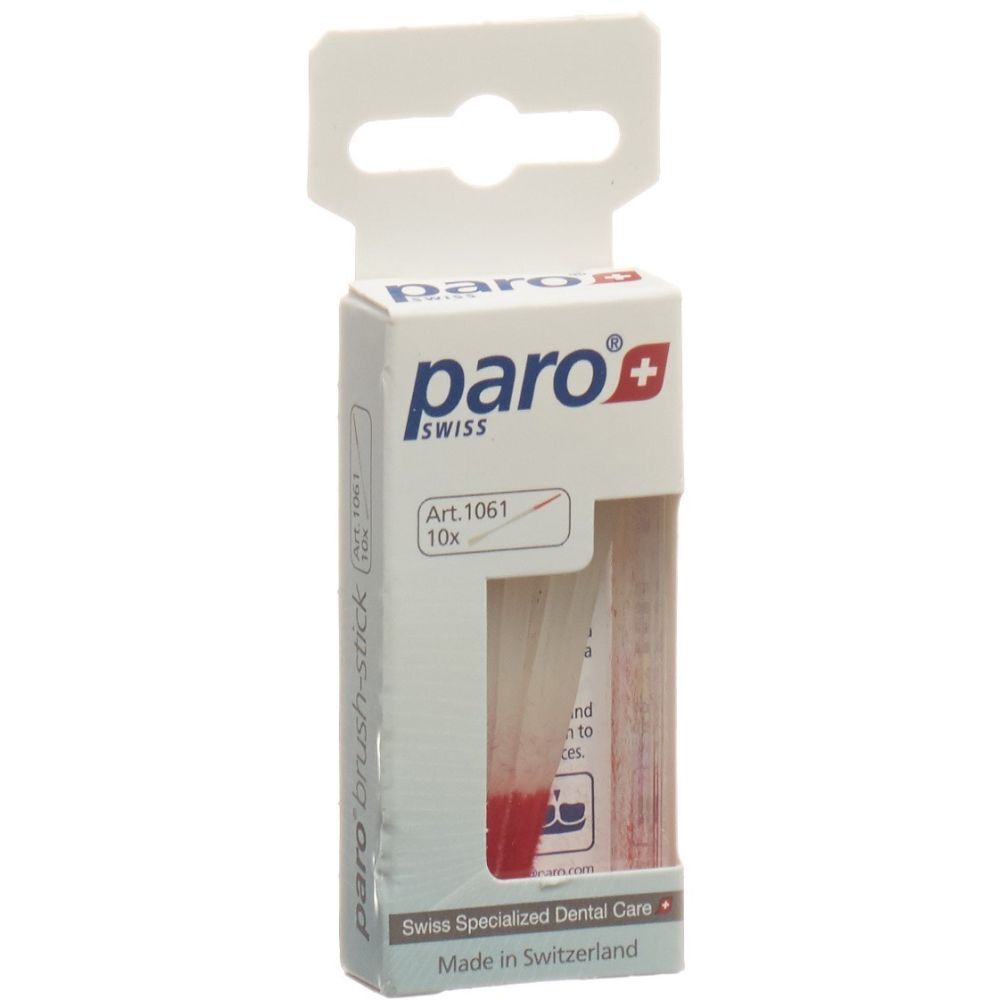 Paro Brush Sticks Kunst-Zahnstocher 10 Stk St Zahnbürste