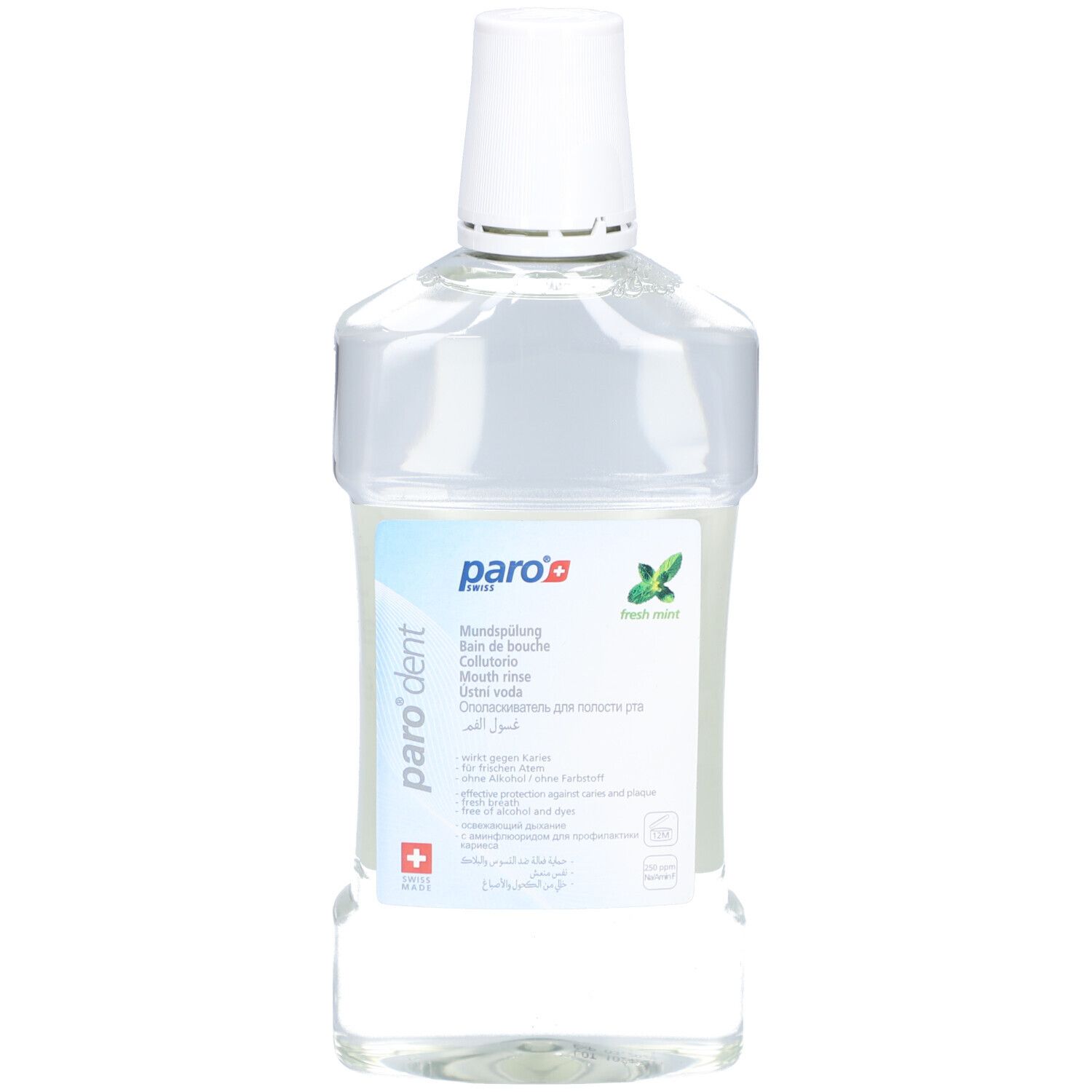 Paro Dent Dentalspülung mit Aminfluorid 500 ml Liquidum