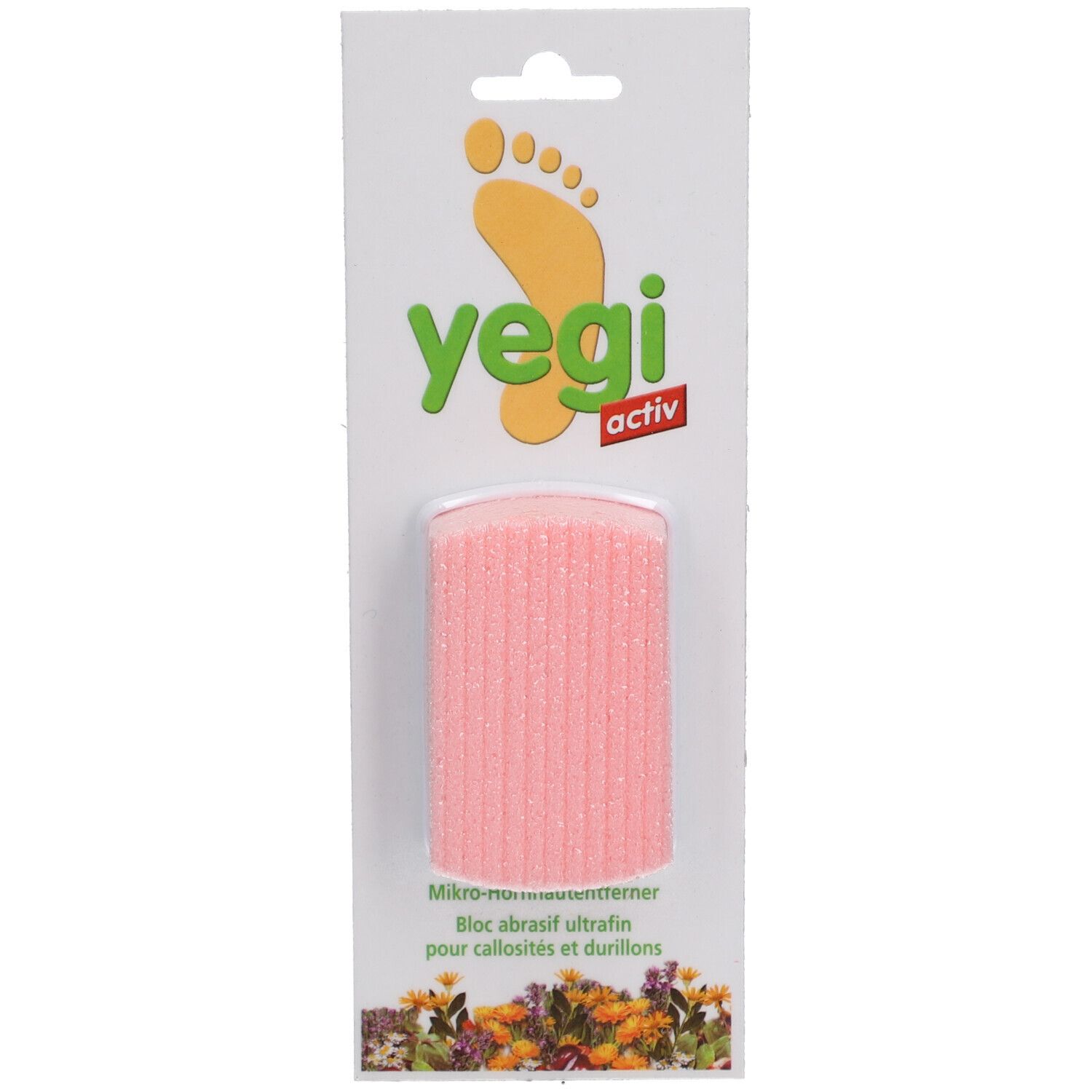 Yegi activ Bloc absrasif ultrafin pour callosités et durillons