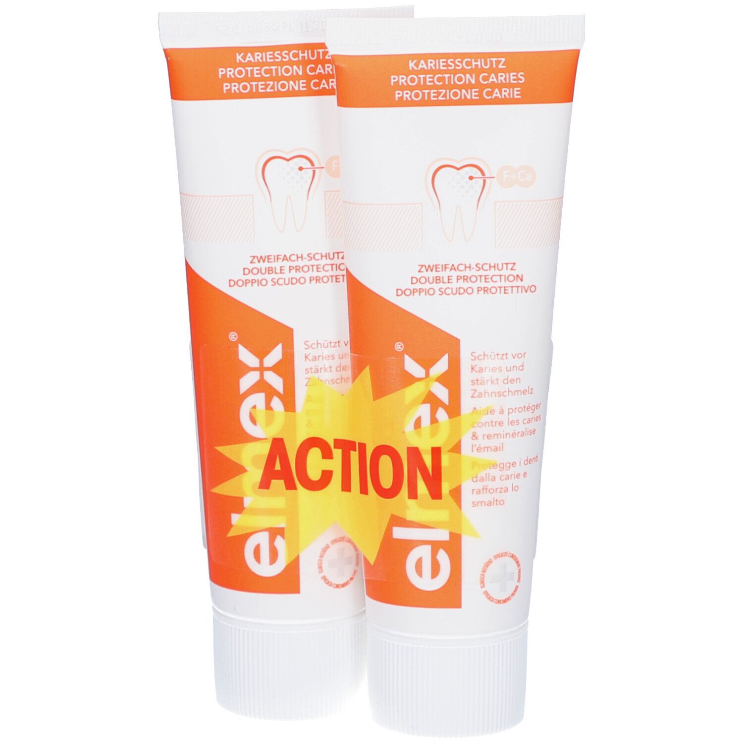 Elmex Kariesschutz Zahnpasta Duo 2 x 75 ml Paste