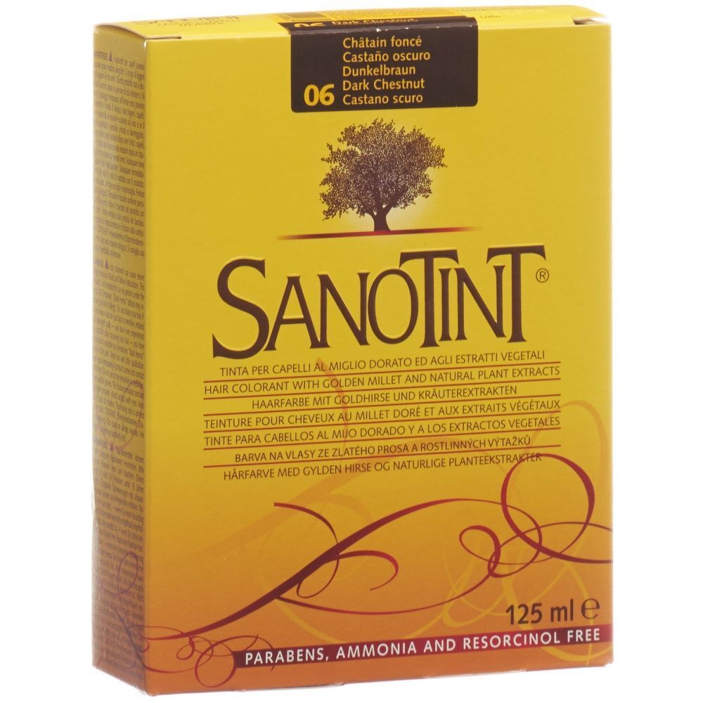 Sanotint Wit Haarverf 06 Donkerbruin 125 Overige 125 Ml