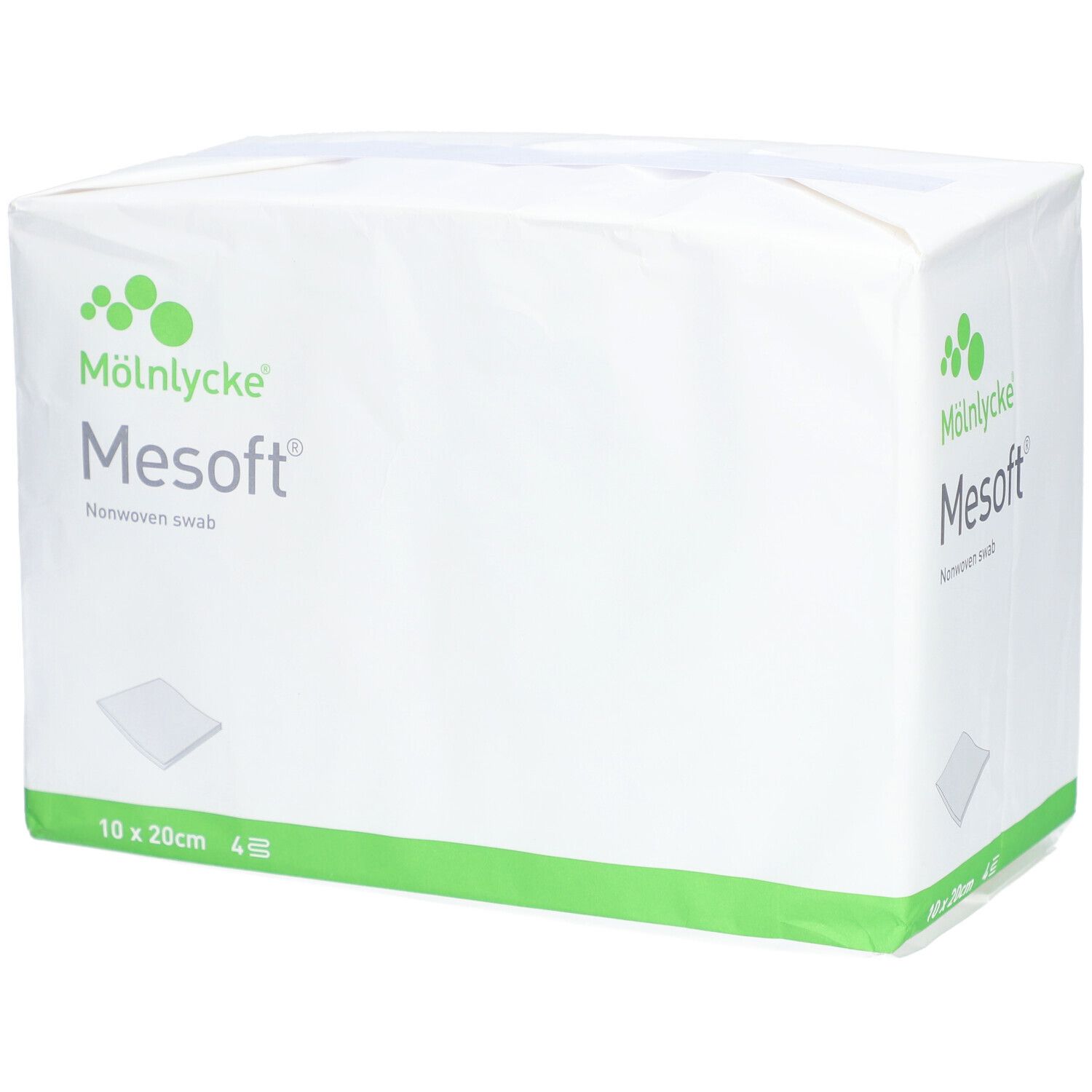 Mölnlycke® Mesoft® Compresses en nontissé 10 x 20 cm non stériles