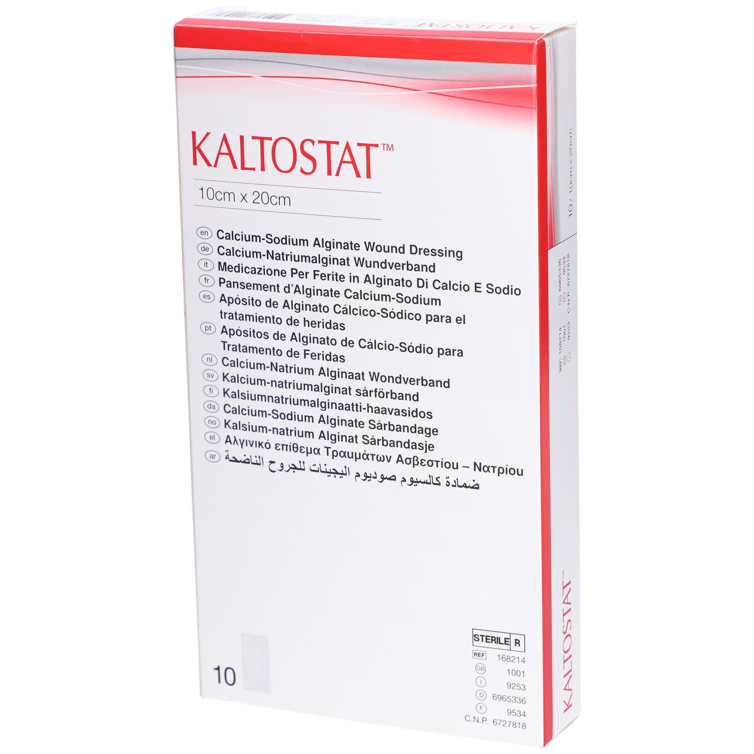 Kaltostat Kompressen 10x20cm steril 10 Stk