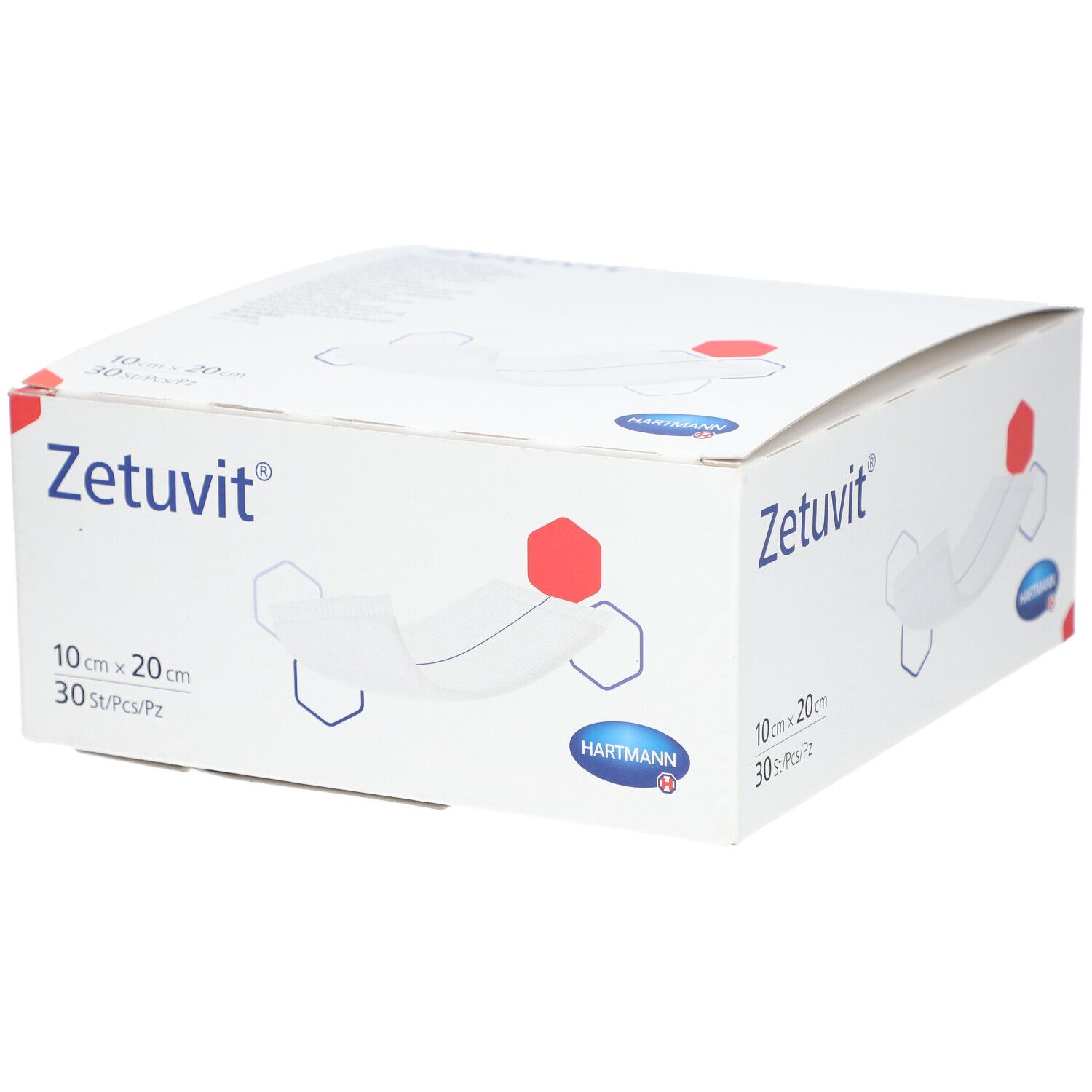Hartmann Zetuvit® Compresse absorbante non stérile 10 x 20 cm