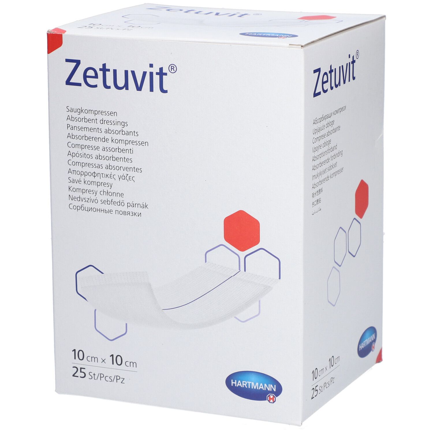 Hartmann Zetuvit® Compresse absorbante stérile 10 x 10 cm