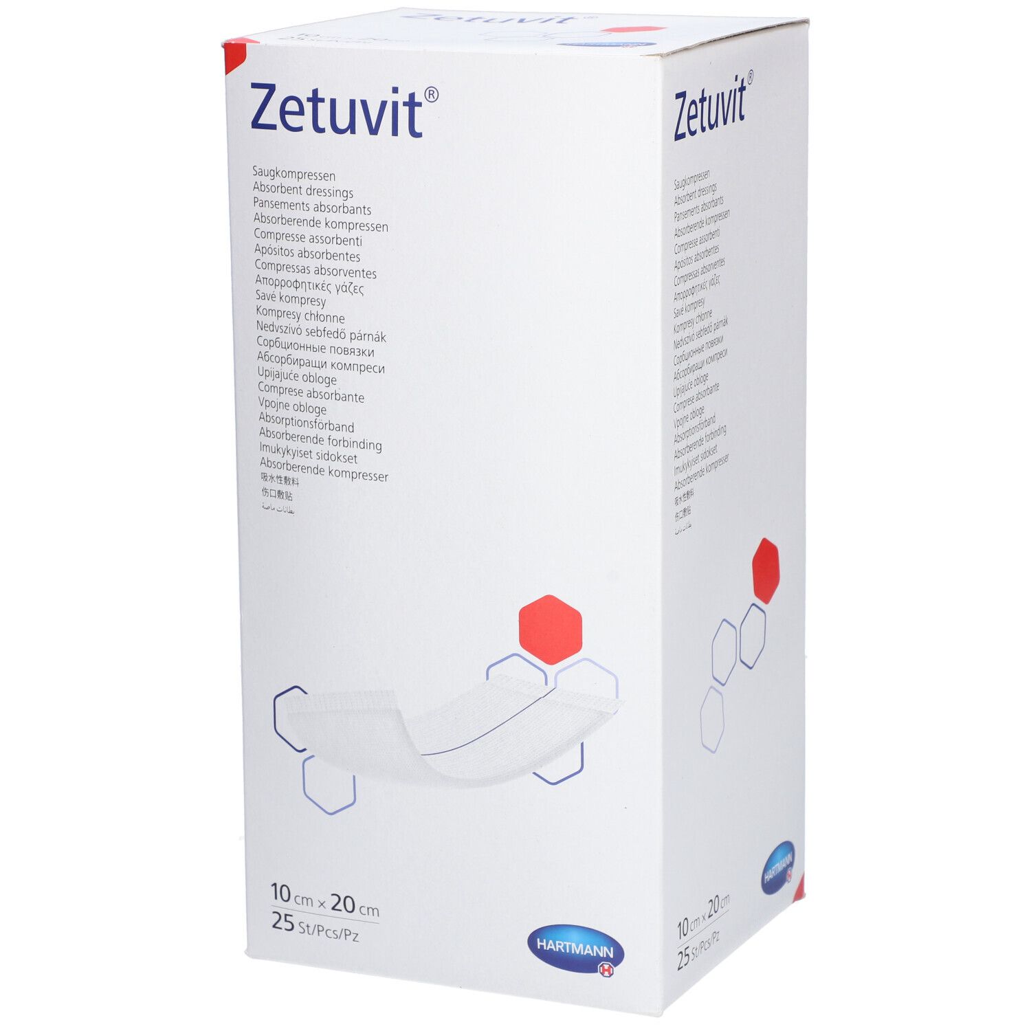 Hartmann Zetuvit® Compresse absorbante stérile 10 x 20 cm