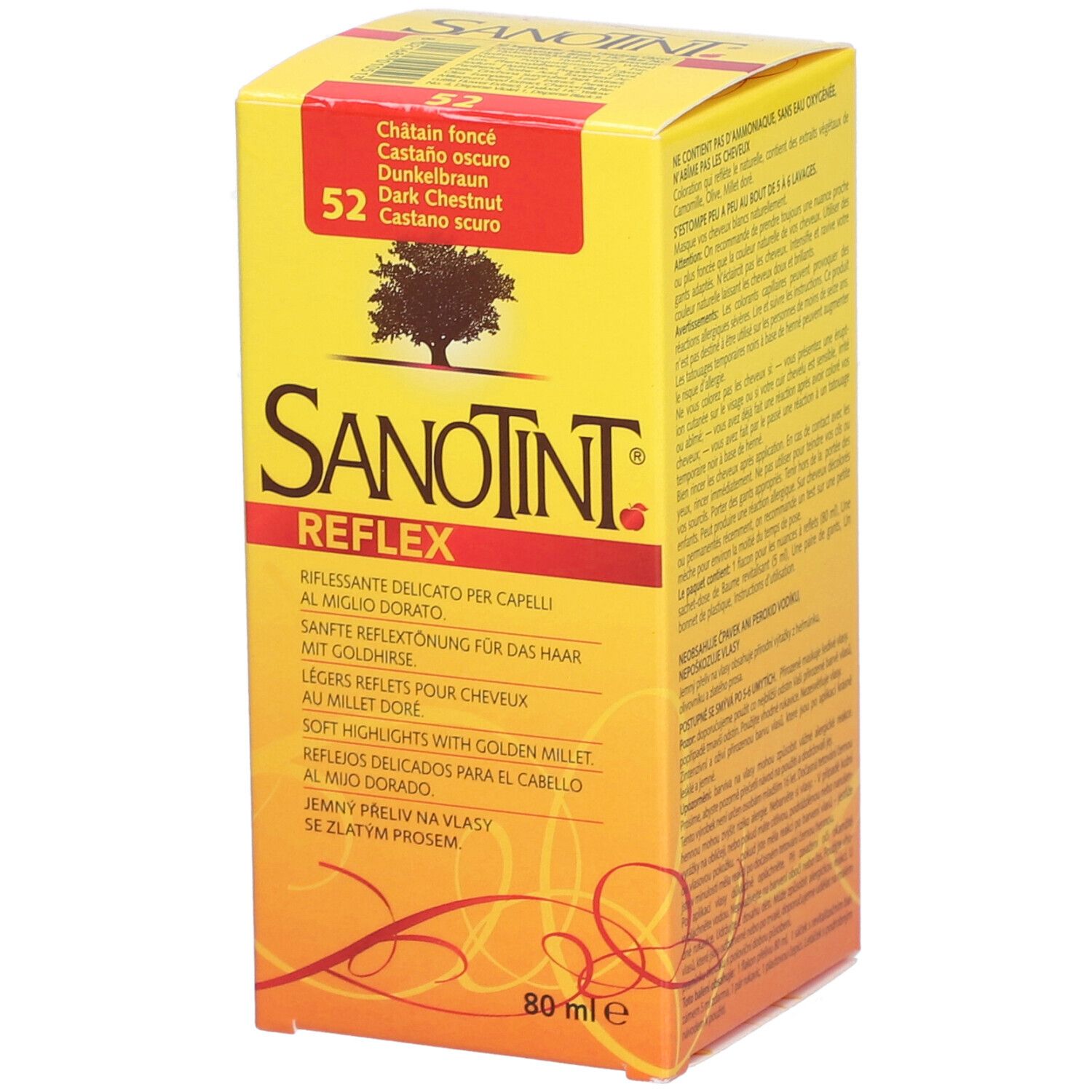 Sanotint® Reflex Teinture reflets 52 bruns foncés