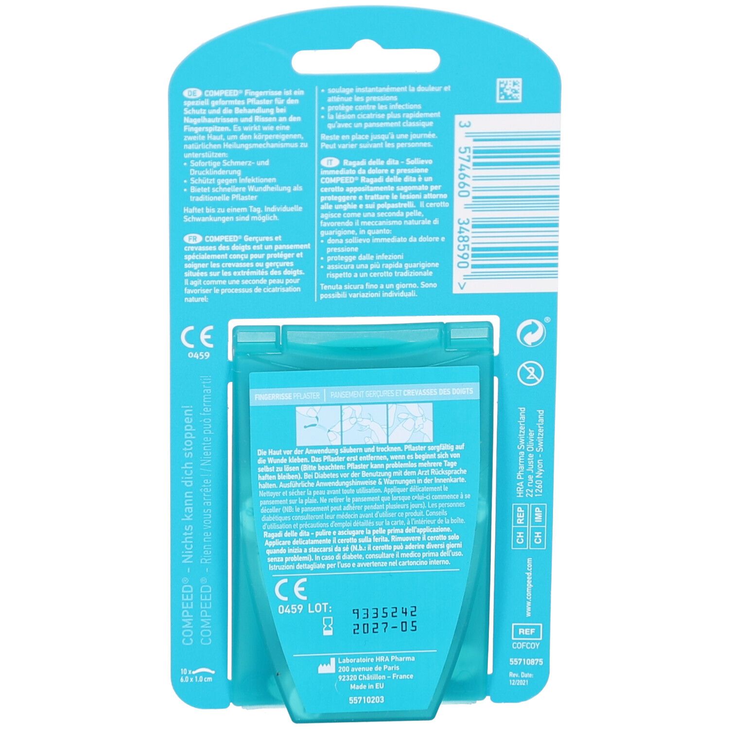 Compeed Fingerrisse 10 Pflaster