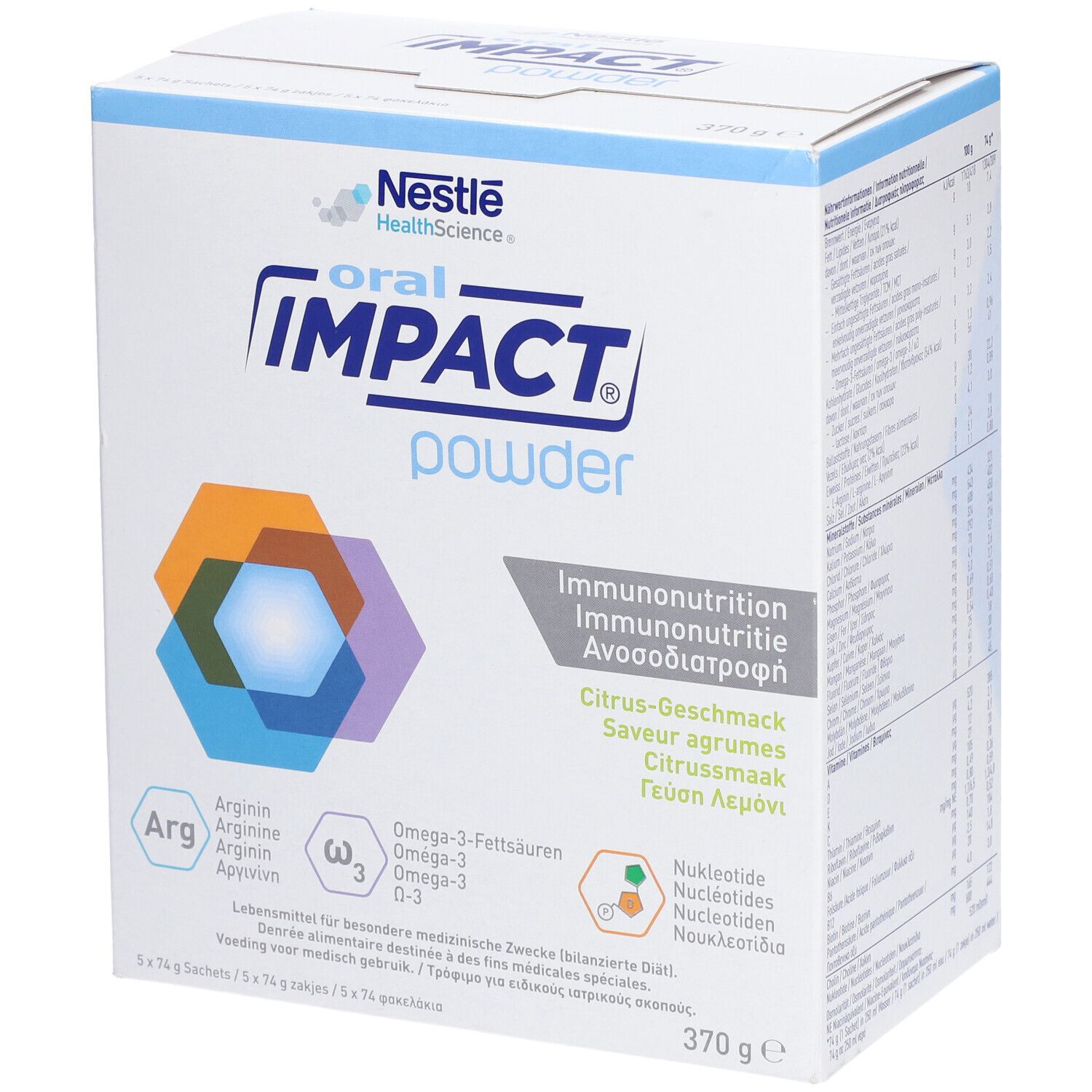 Nestle Health Science Oral Impact Powder Citron