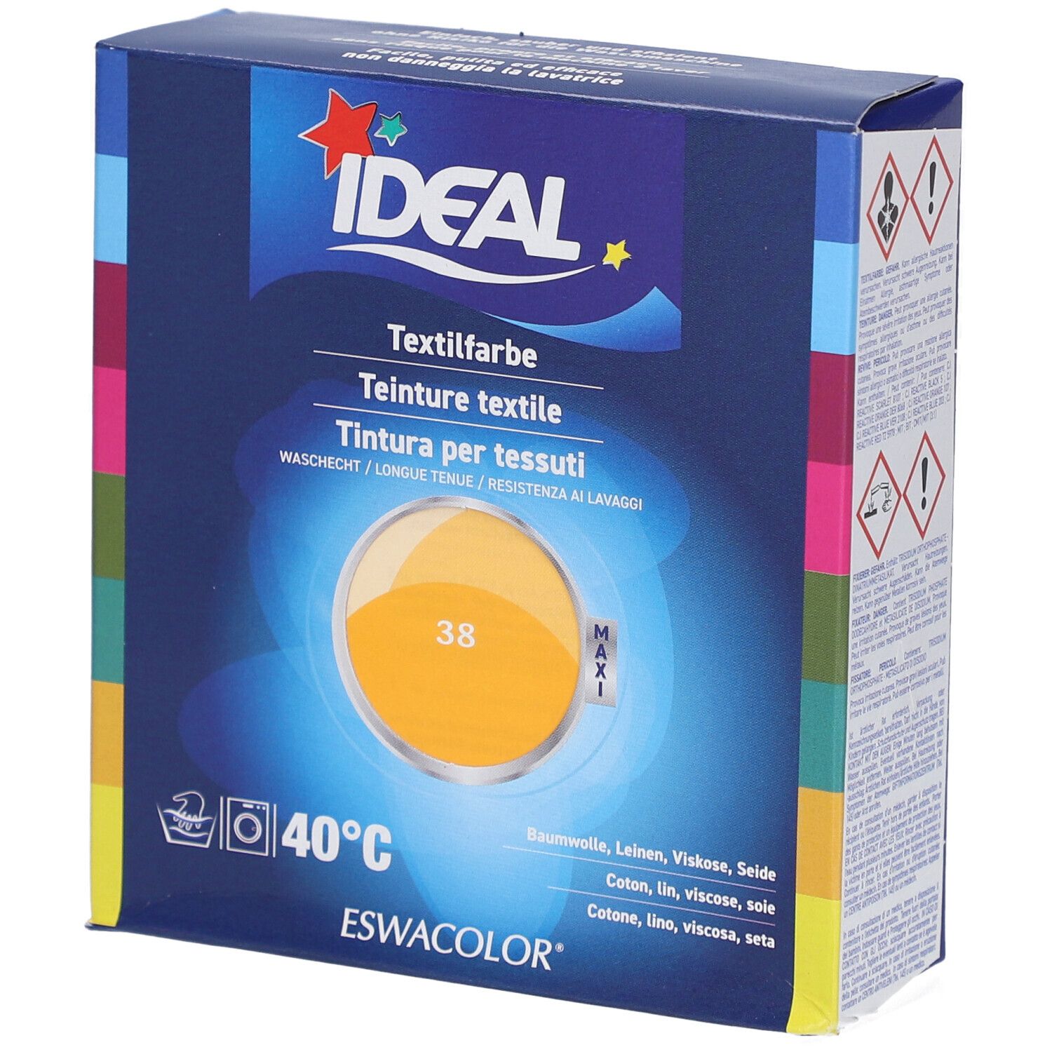 Ideal Maxi Baumwolle Color No38 mandarine 1 St Tinktur