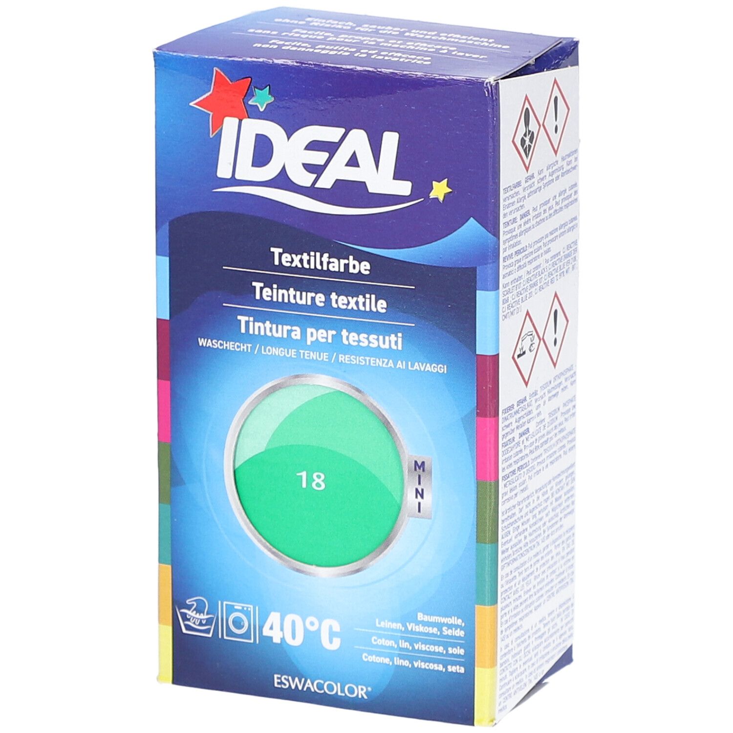 Ideal Mini Baumwolle Color No18 minze 1 St Puder