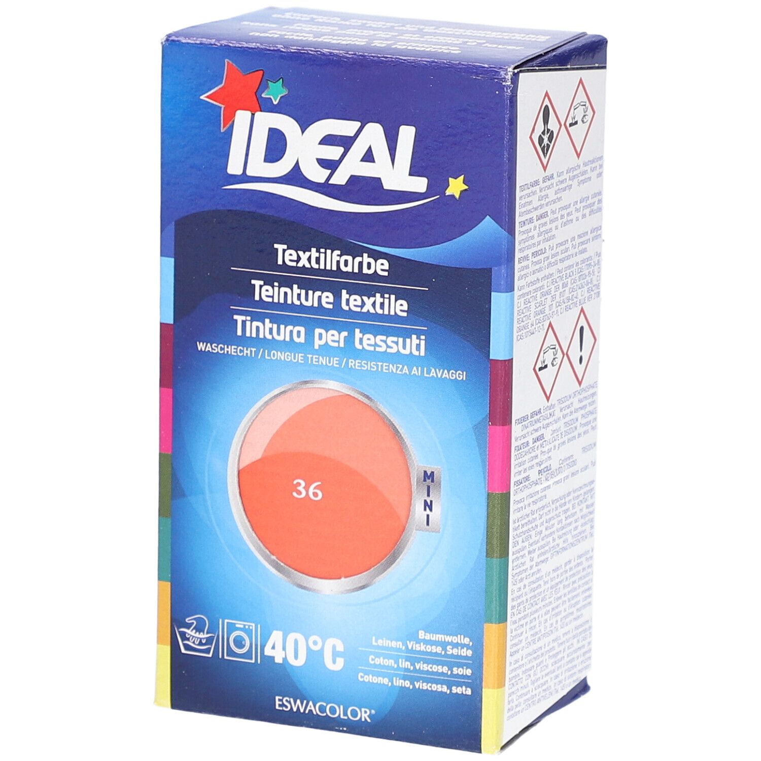 Ideal Mini Baumwolle Color No36 korall 1 St