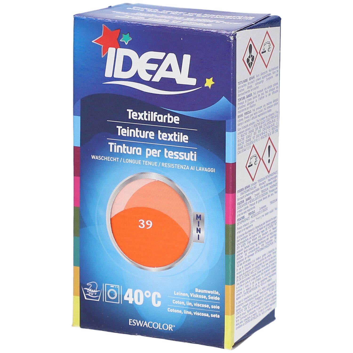 Ideal Mini Baumwolle Color No39 orange 1 St