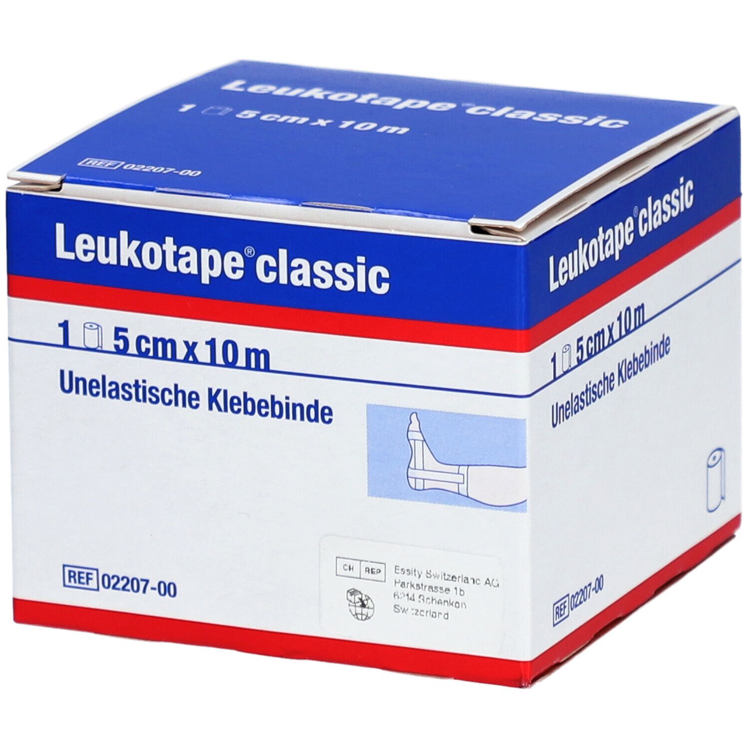 Leukotape® Classic Bande adhésive non-élastique 5 cm x 10 m Blanc