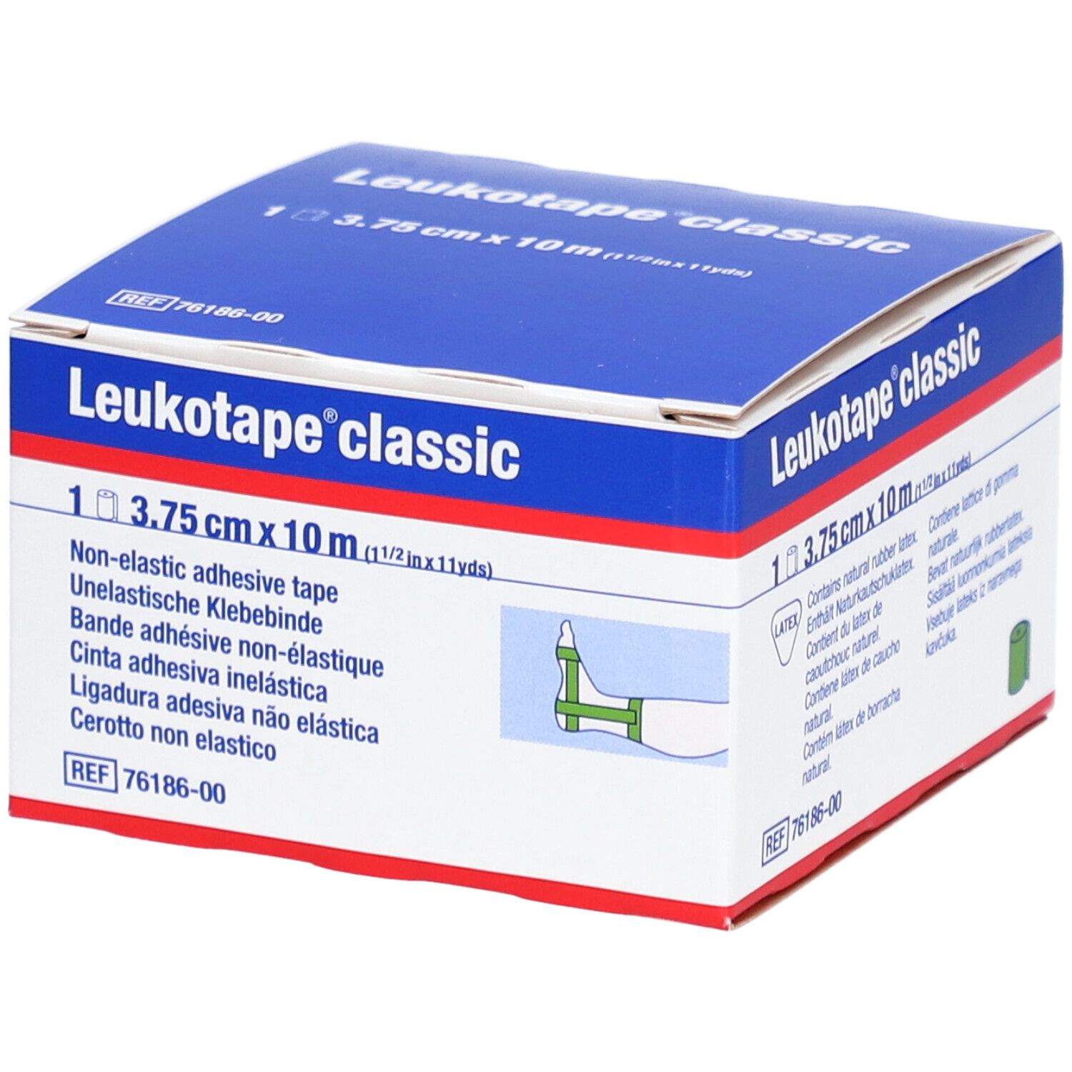 Leukotape® Classic Bande adhésive non-élastique 3,75 cm x 10 m Vert