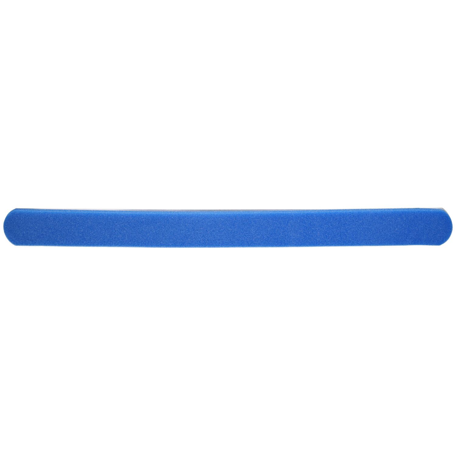 Attelle de doigt bleue. Mousse. Extrémités arrondies. Omnimed Dalco Fingerschiene Gr3 3.8x46cm schneidbar.