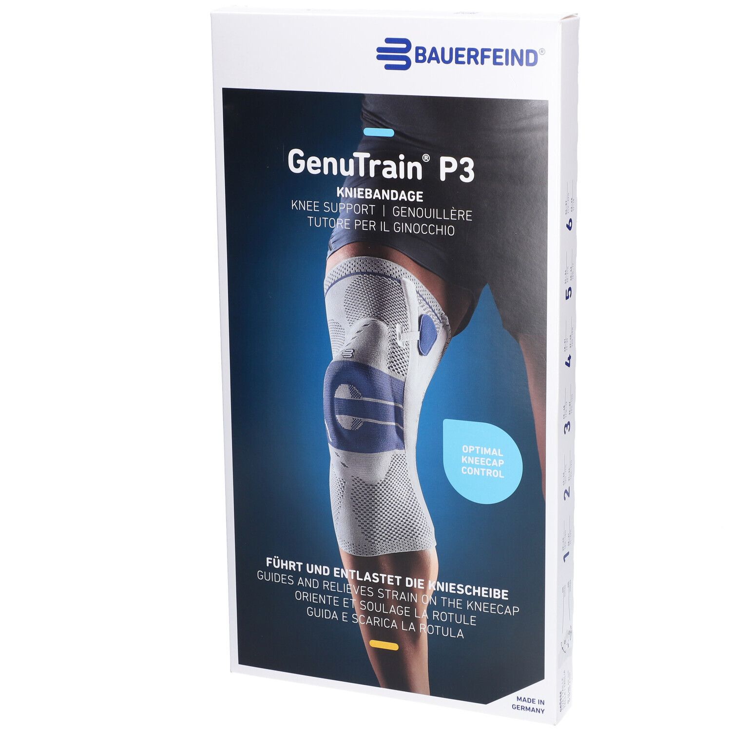 Bauerfeind Genutrain P3 Orthèse de genou Taille 4 droit