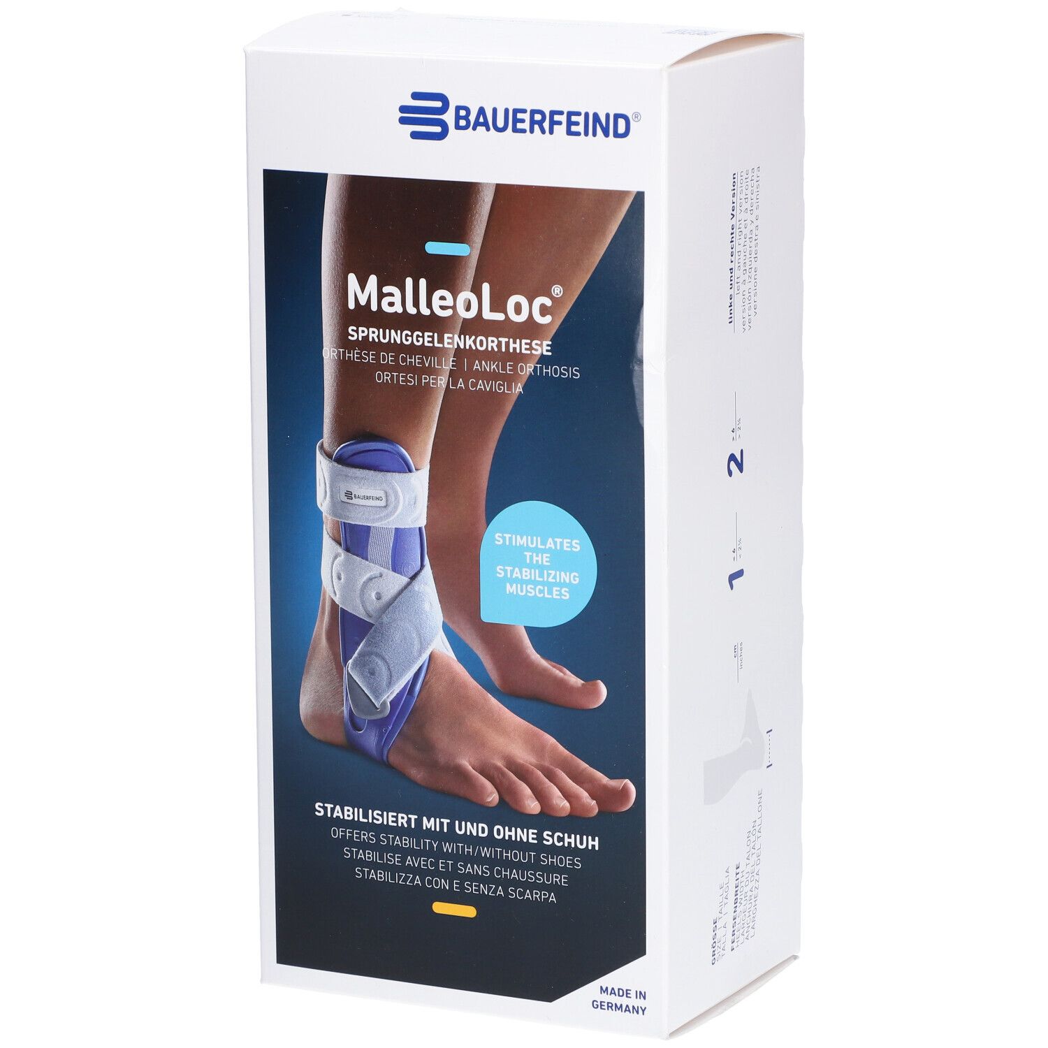 Bauerfeind MalleoLoc® Orthèse de cheveille taille 2 gauche