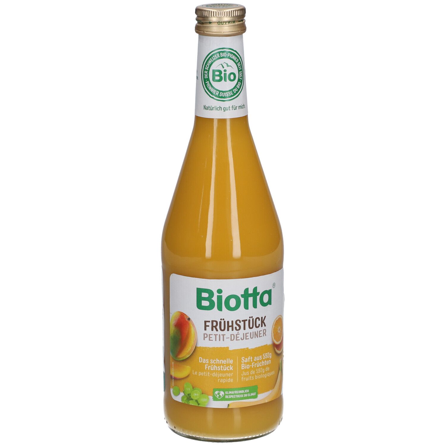 Biotta Frühstück – 500 ml Bio-Saft aus Mango