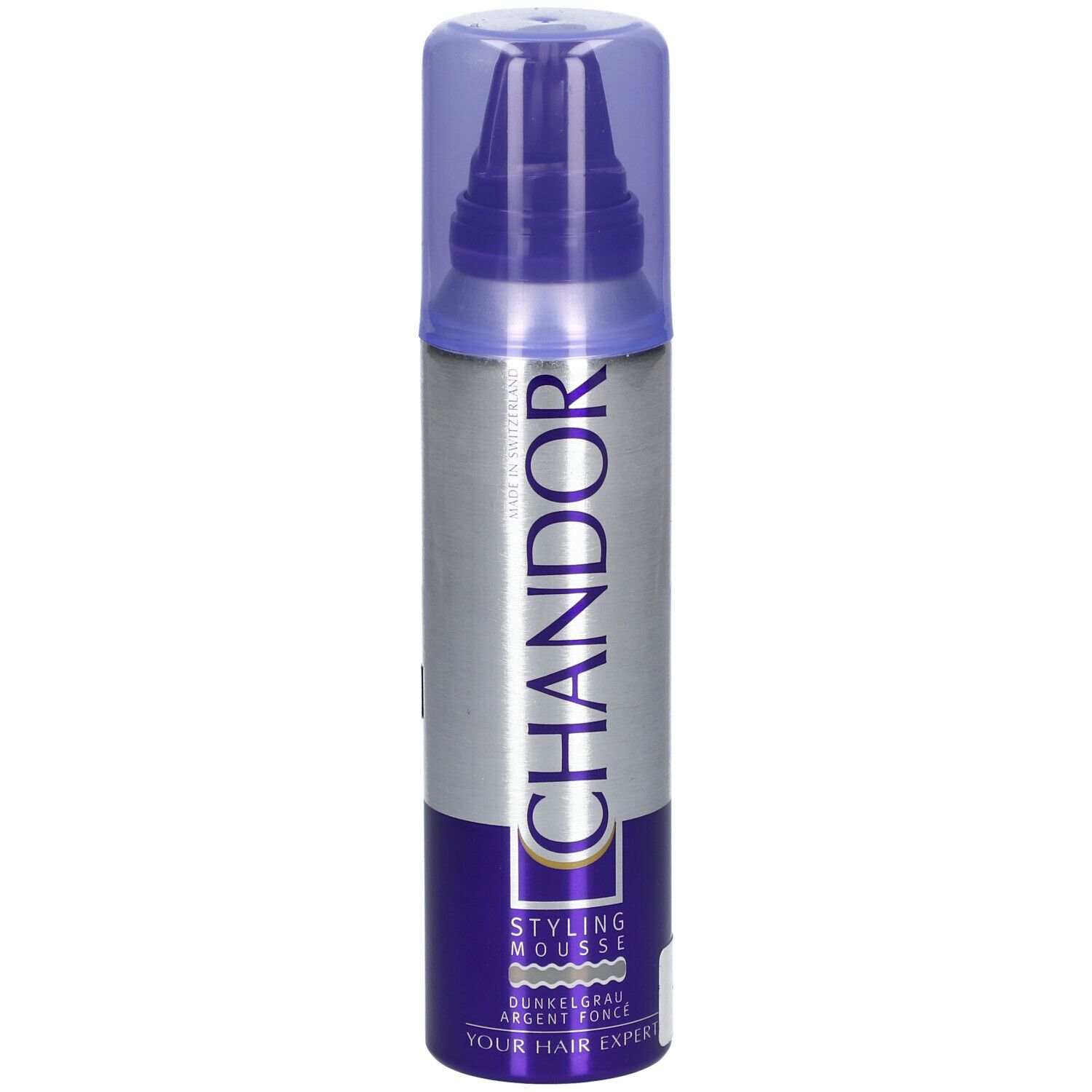 CHANDOR COLOUR Mousse coiffante Gris foncé 150 ml shopapotheke.ch