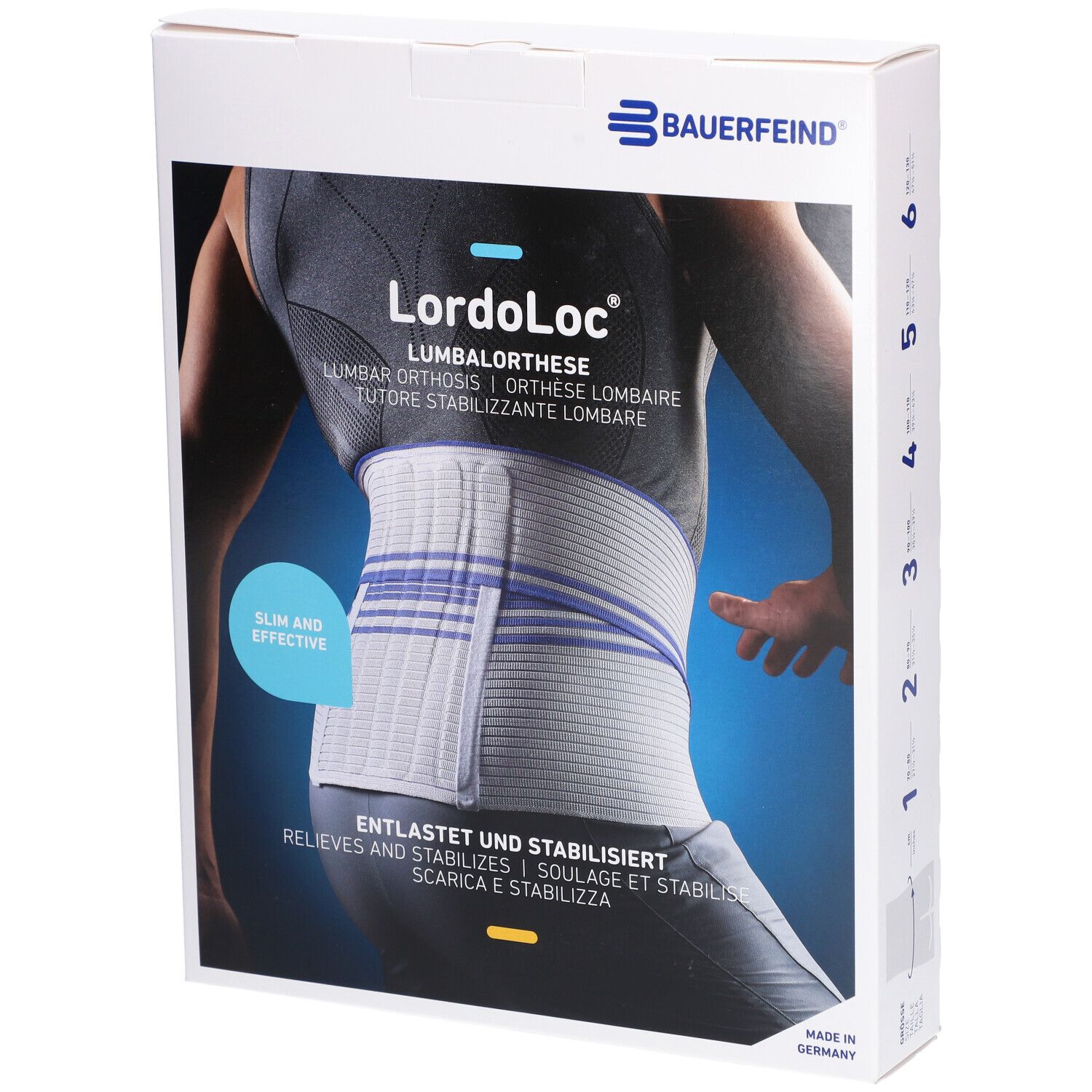 Bauerfeind Lordoloc® Lumbale Orthese Größe 5