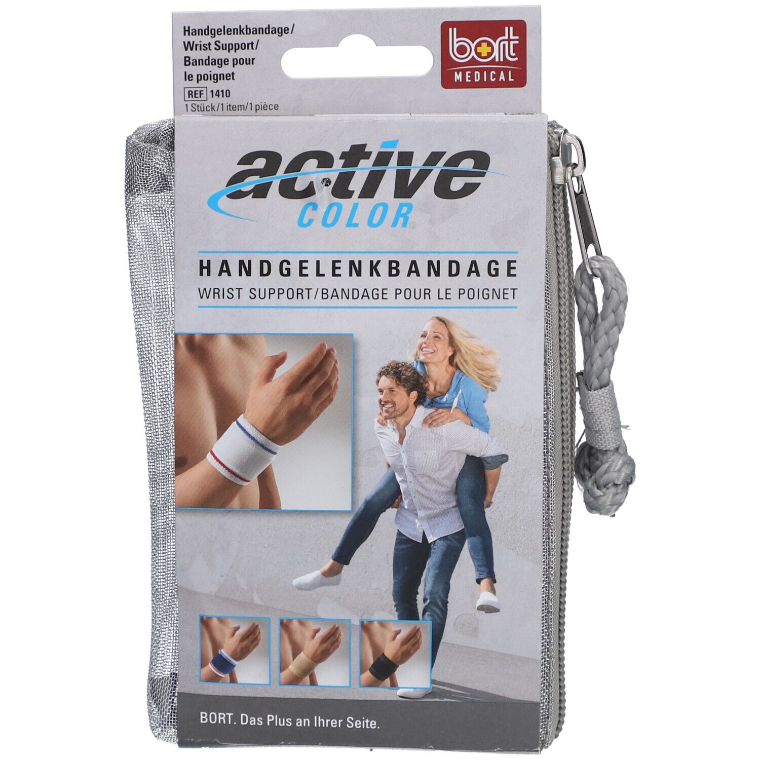 Bort® ActiveColor Handgelenkbandage M blau