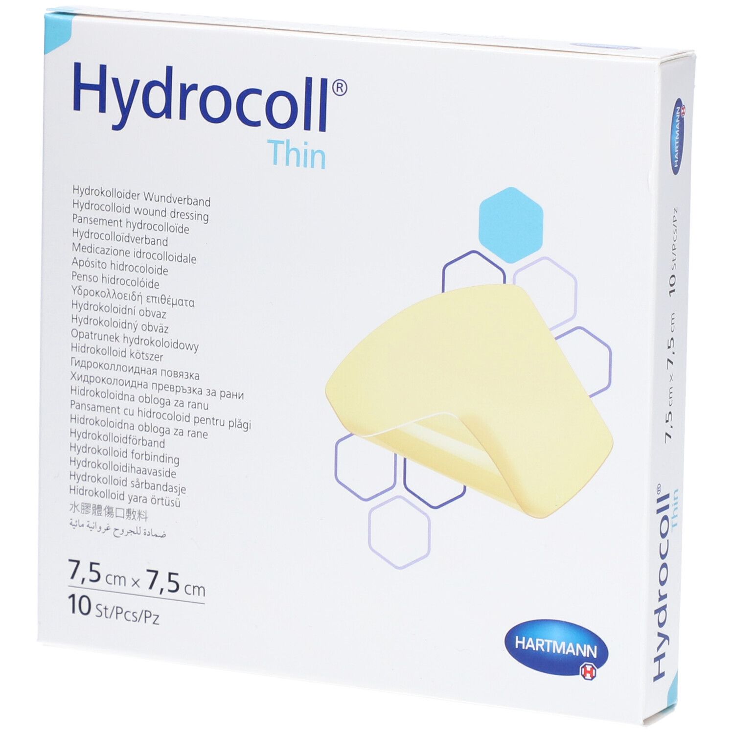 Hartmann Hydrocoll® Thin Pansement 7,5 x 7,5 cm