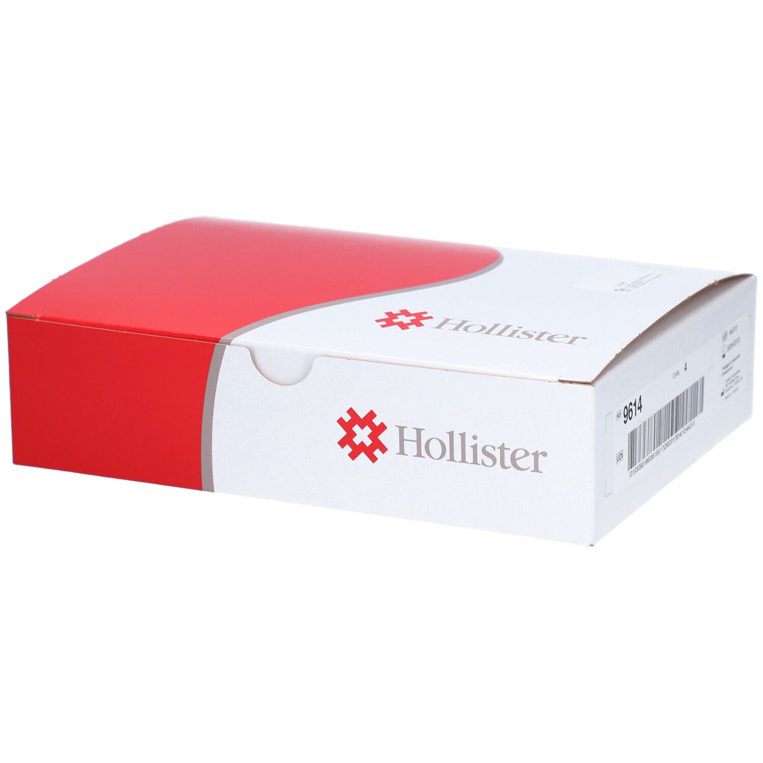 Verpackung von Hollister. Weiß und rot. Logo und Produktnummer 9614 sichtbar.