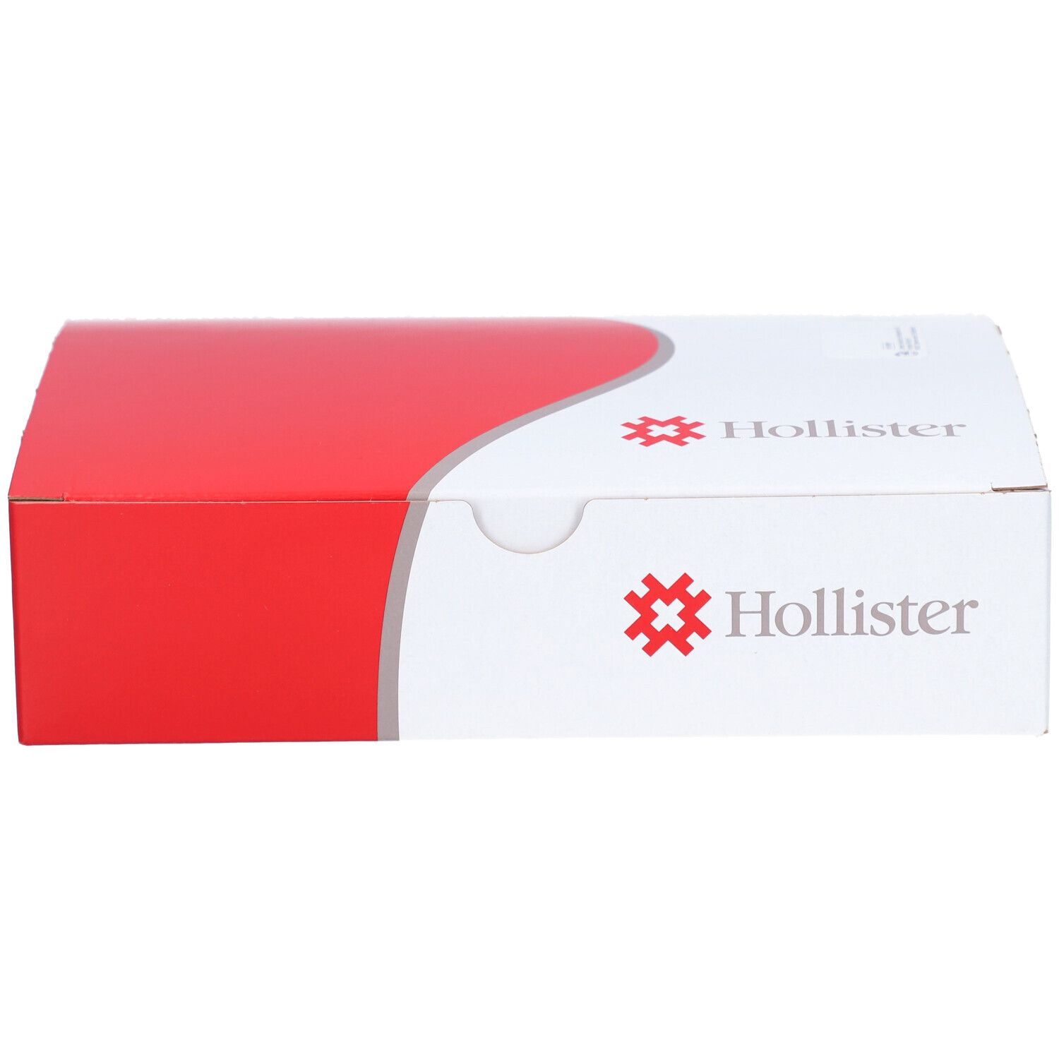 Hollister-Verpackung. Weiß und rot. Logo und Produktnummer 9614 sichtbar.