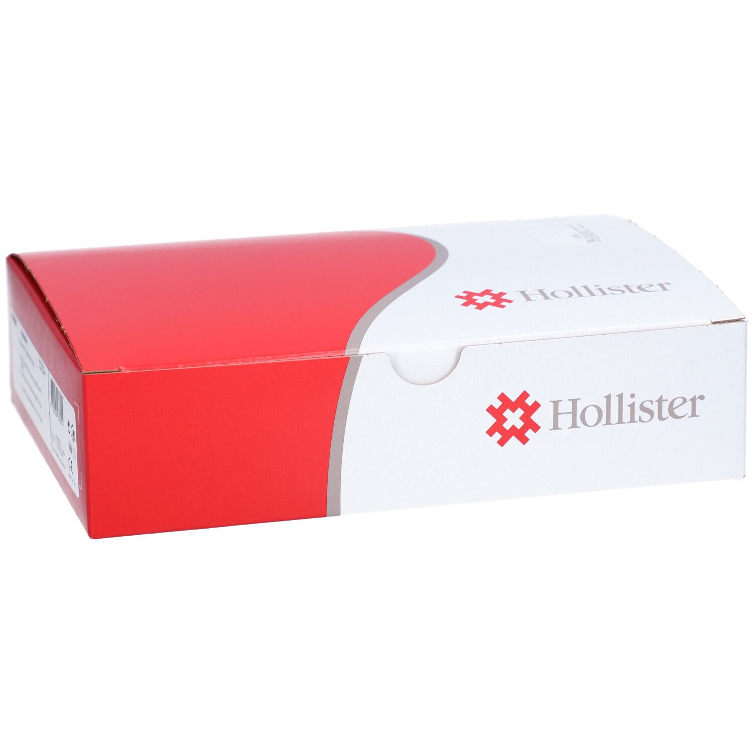 Hollister-Verpackung. Weiß und rot. Logo und Produktnummer 9614 sichtbar.