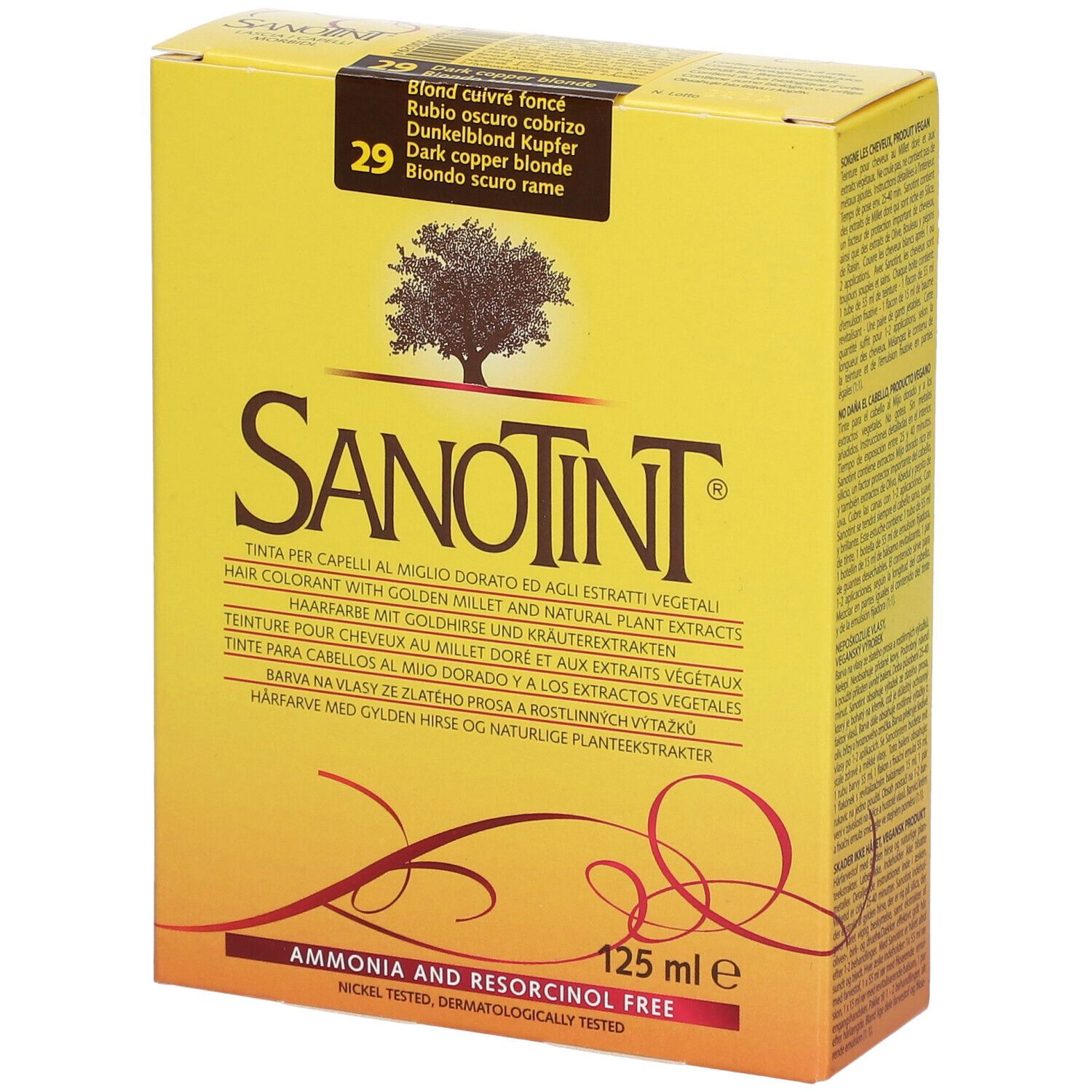 Sanotint® Teinture pour les cheveux 29 Blond cuivré foncé