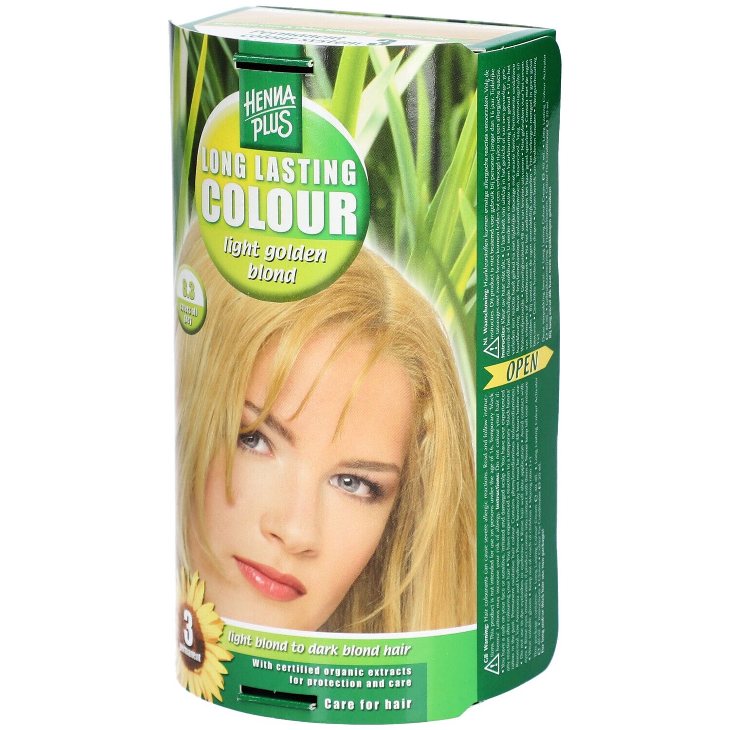 Henna Plus Long Last Colour 8.3 blond doré