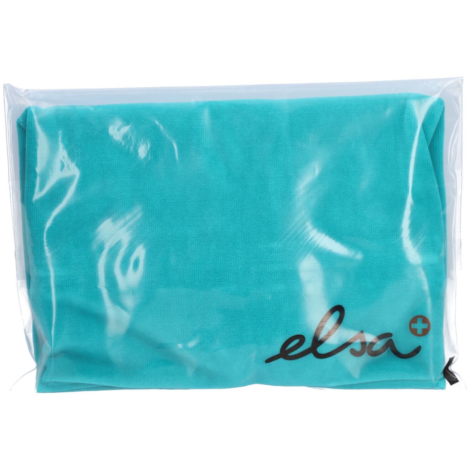 Elsa Taie d'oreiller anatomique 50 x 11 cm velours Turquoise