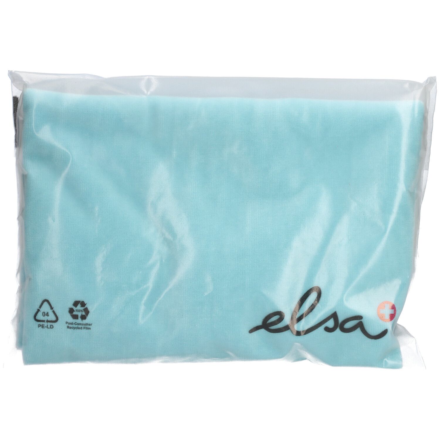 Elsa Taie d'oreiller anatomique 50 x 11 cm velours Bleu Clair