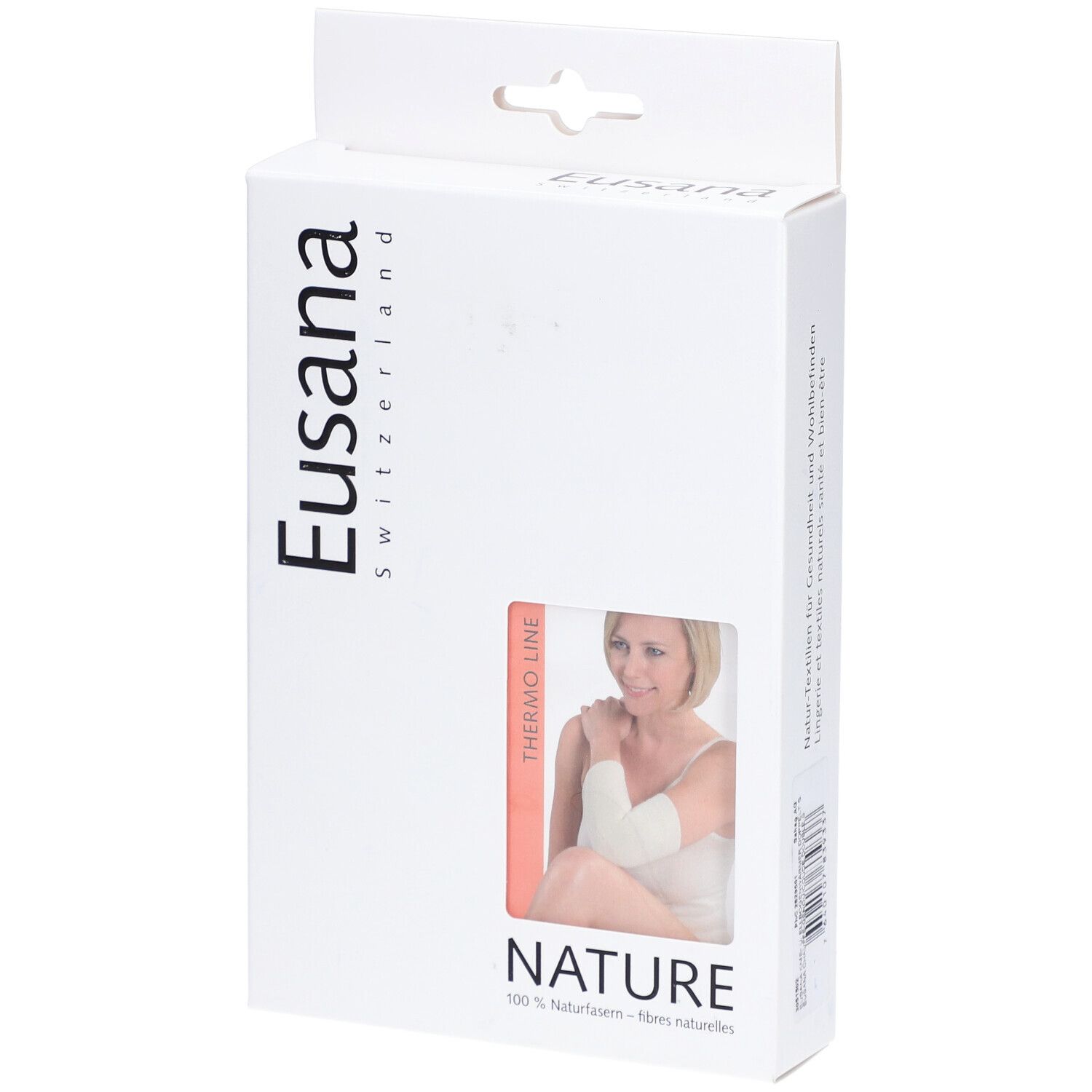 Eusana Chauffe-genoux double tricot S ivoire