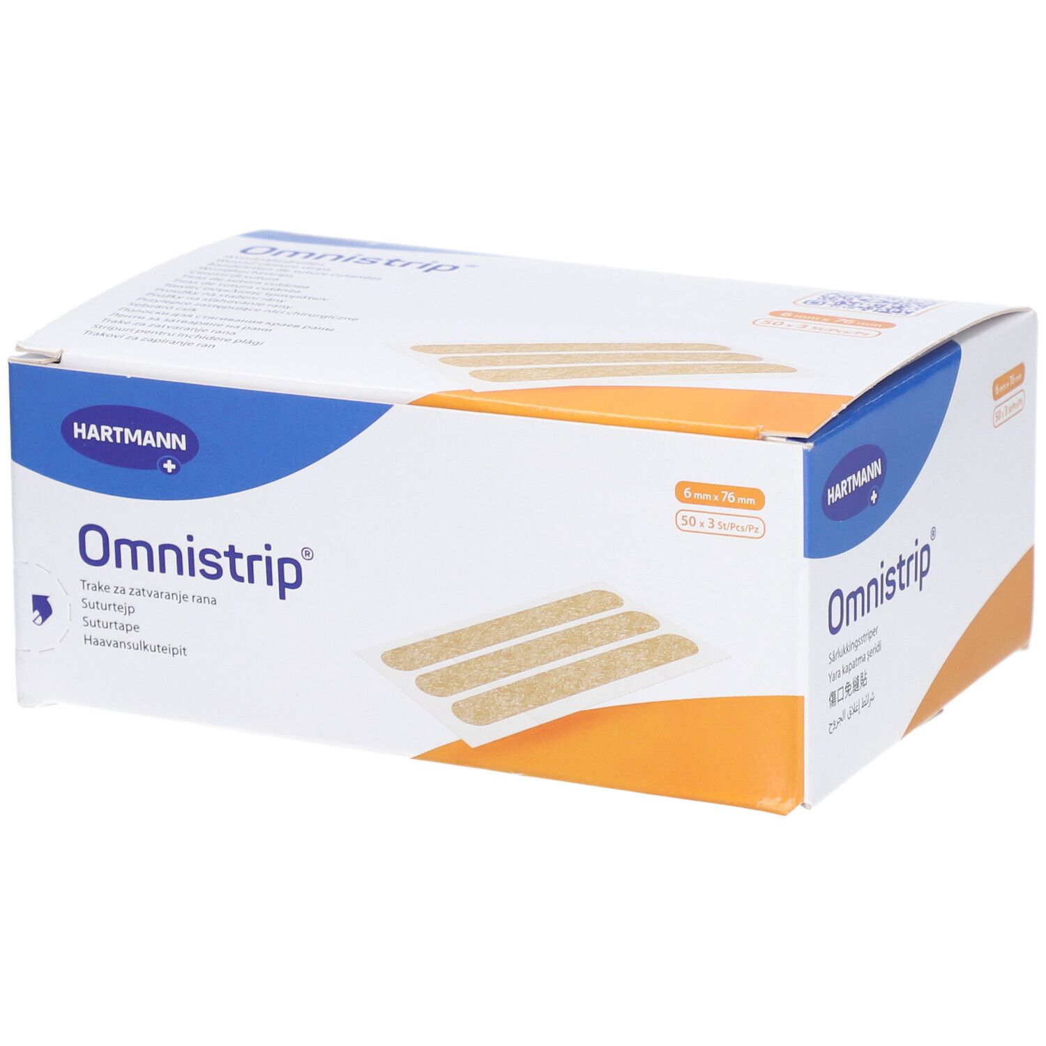 Hartmann Omnistrip® Suture cutanée adhésive 6 x 76 mm