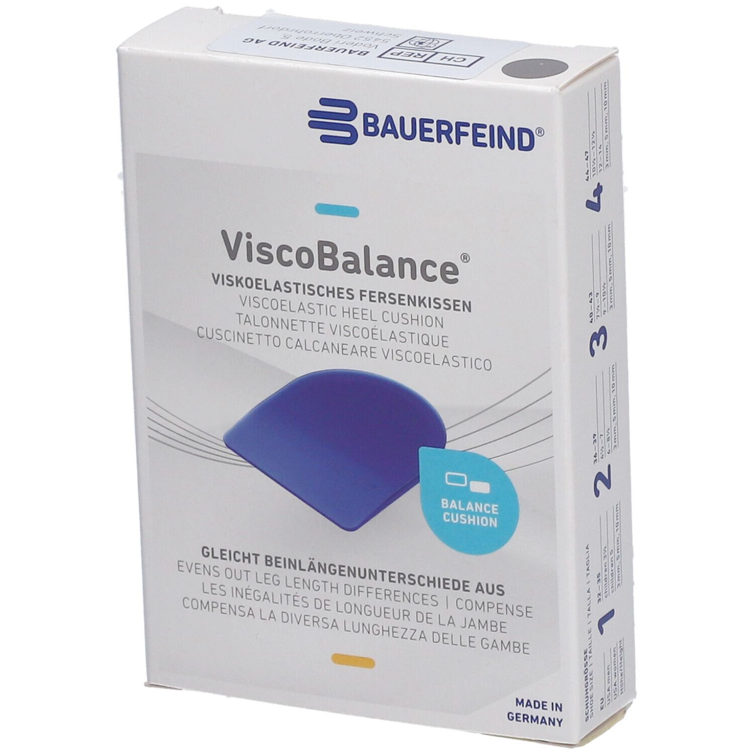 Viscobalance Talonnette silicone Taille 2 5mm
