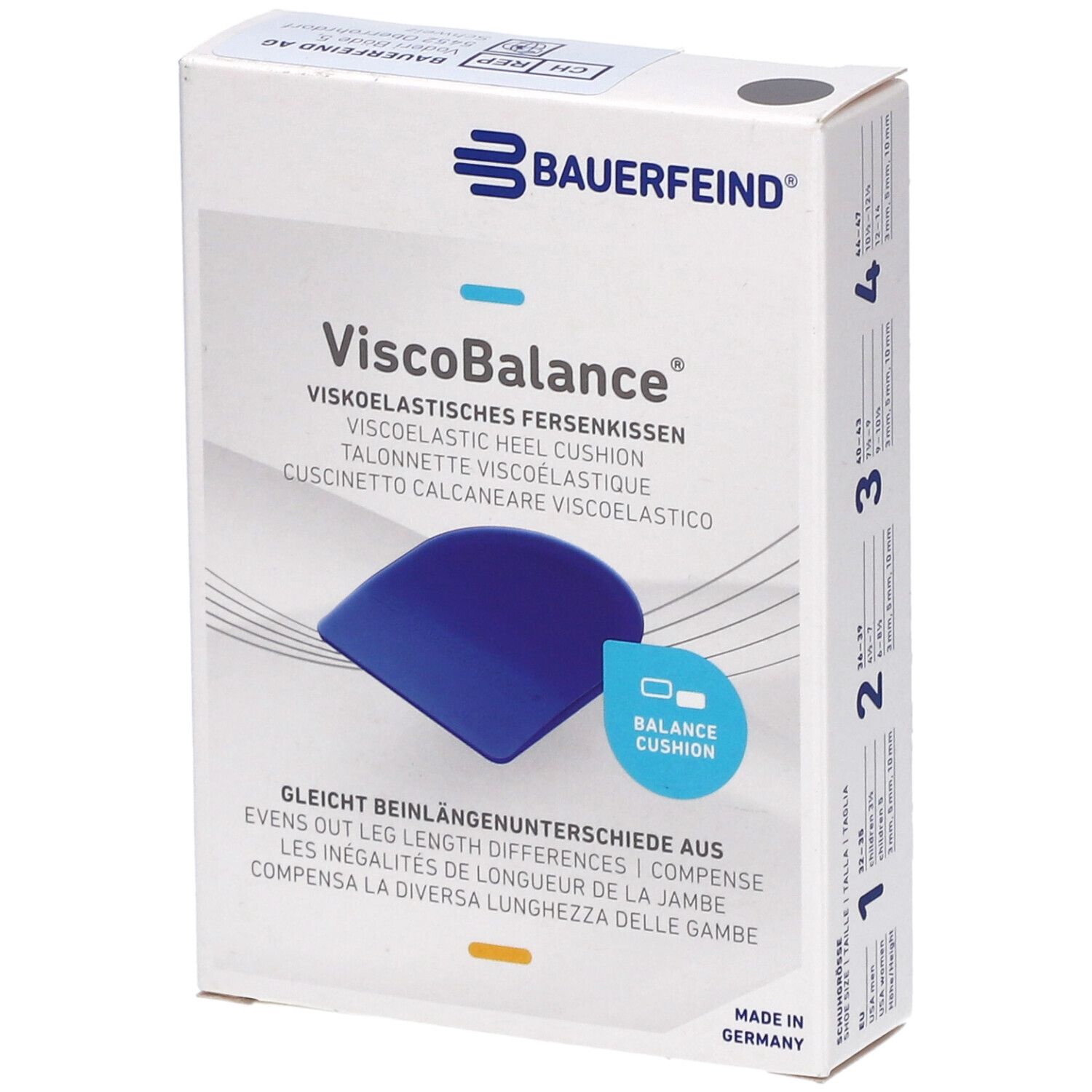 Viscobalance Talonnette silicone Taille 4 5mm