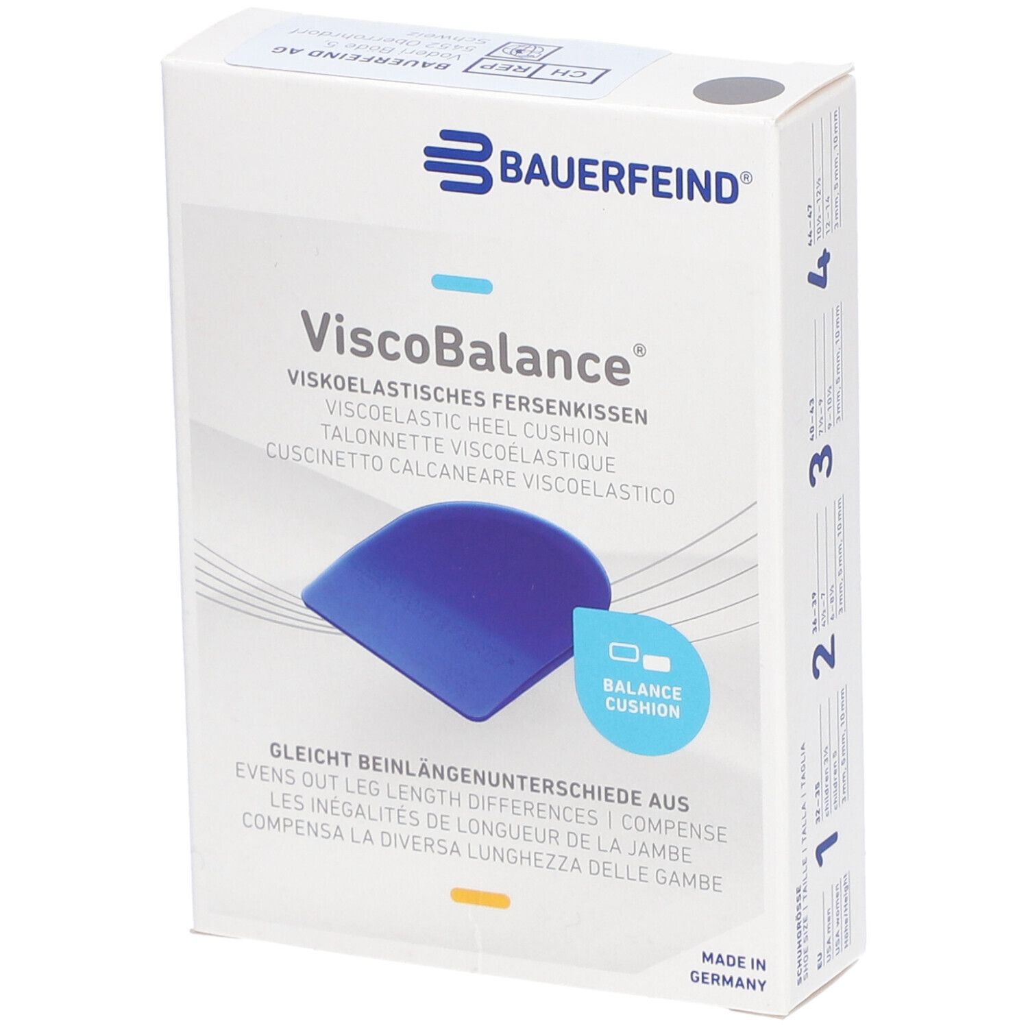 Bauerfeind Viscobalance® Viskoelastisches Fersenkissen Größe 2