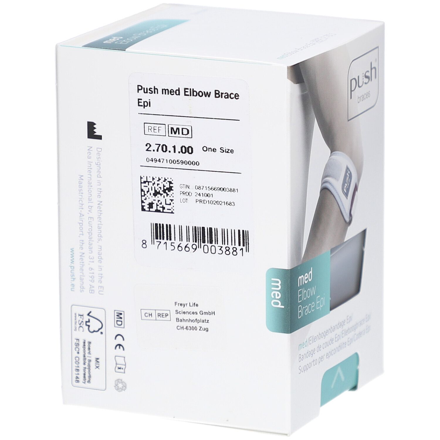 Push med Ellenbogenbandage Epi