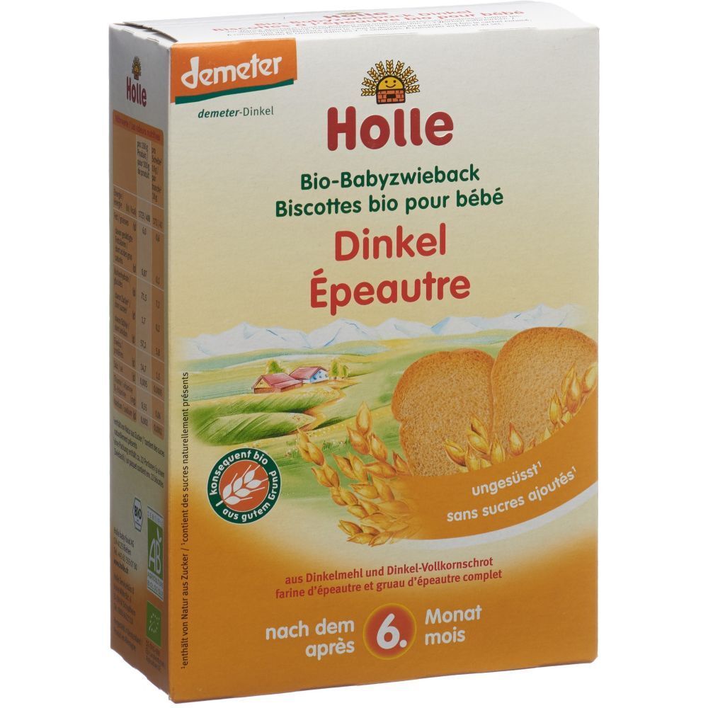 Holle Bio Babyzwieback Dinkel ab dem 7. Monat