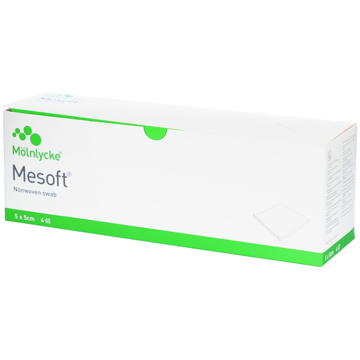 Mesoft NW Vlieskompr 5x5cm st 30 Btl 5 Stk St Pflaster
