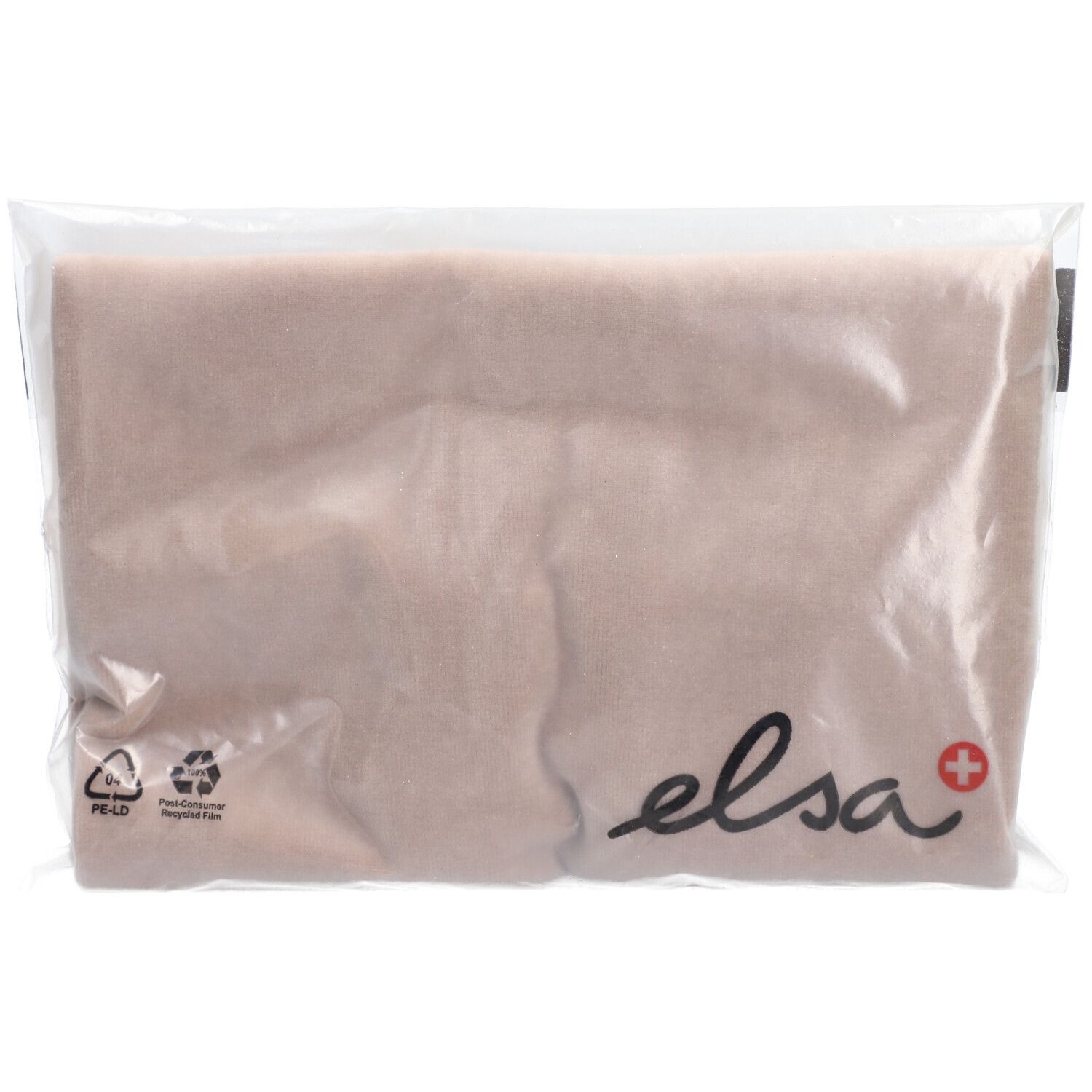 Elsa Taie d'oreiller anatomique 50 x 11 cm velours Sable
