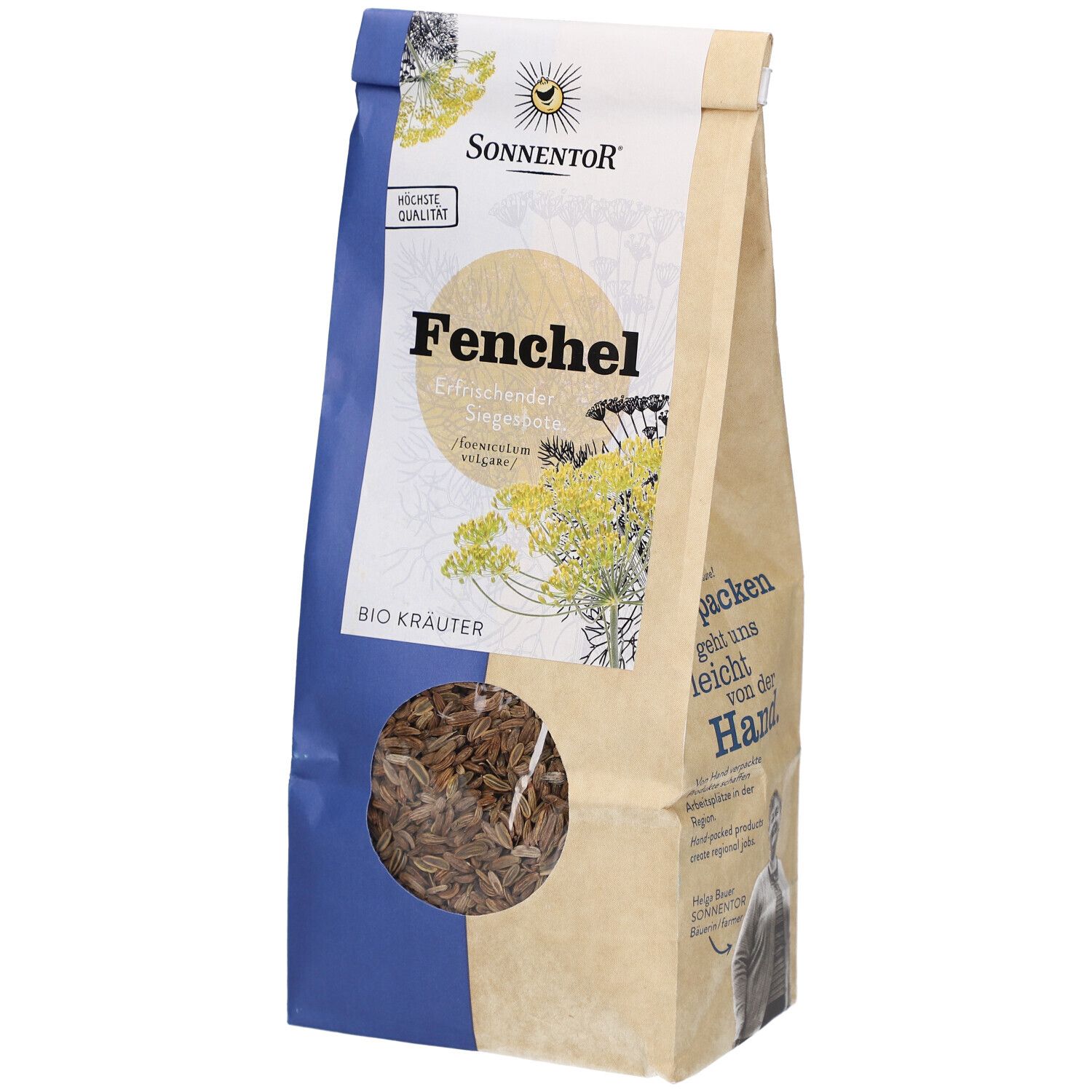 Sonnentor Fenchel bio - Ganze Samen von Foeniculum vulgare