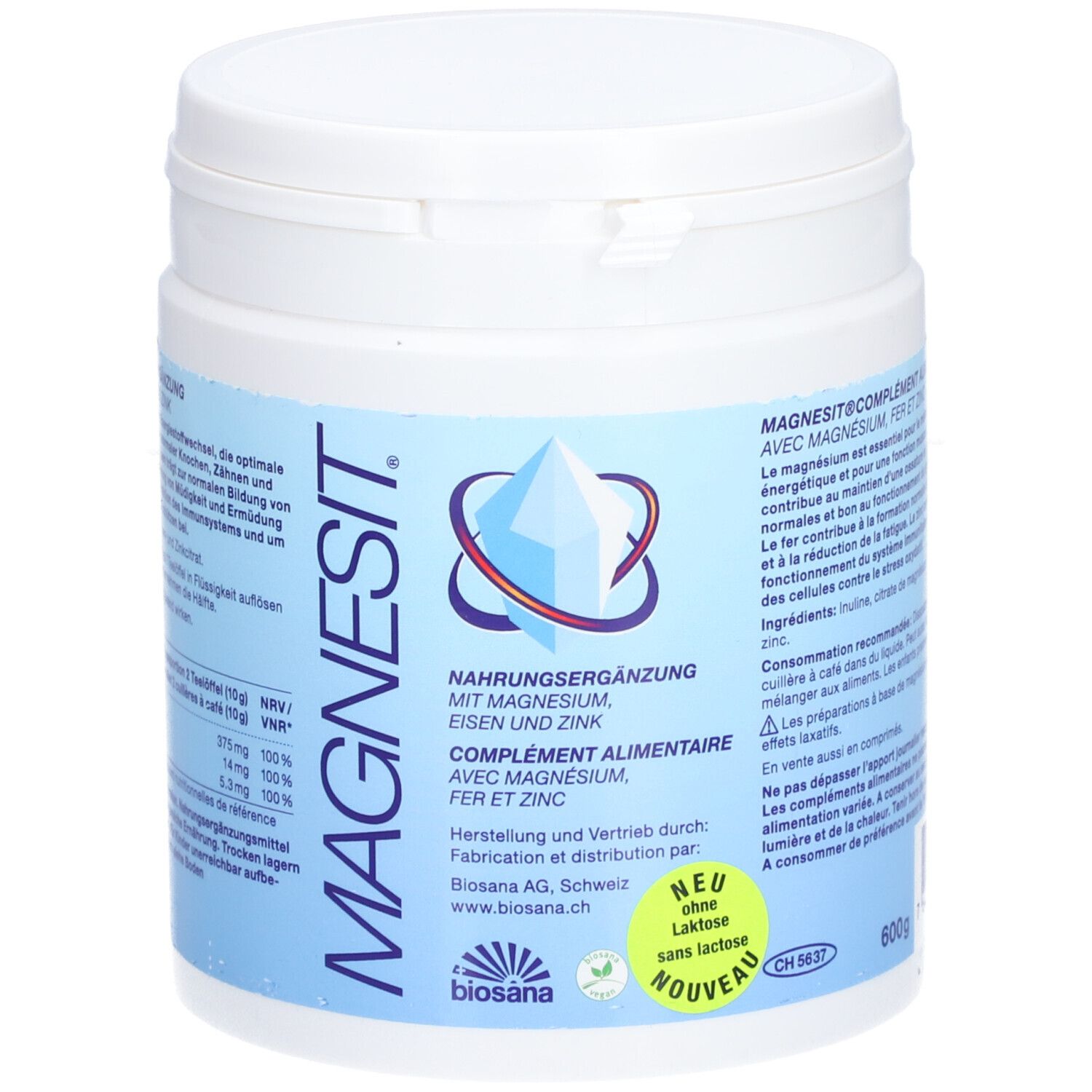 Biosana Magnesit® Magnesium, Fer et Zinc